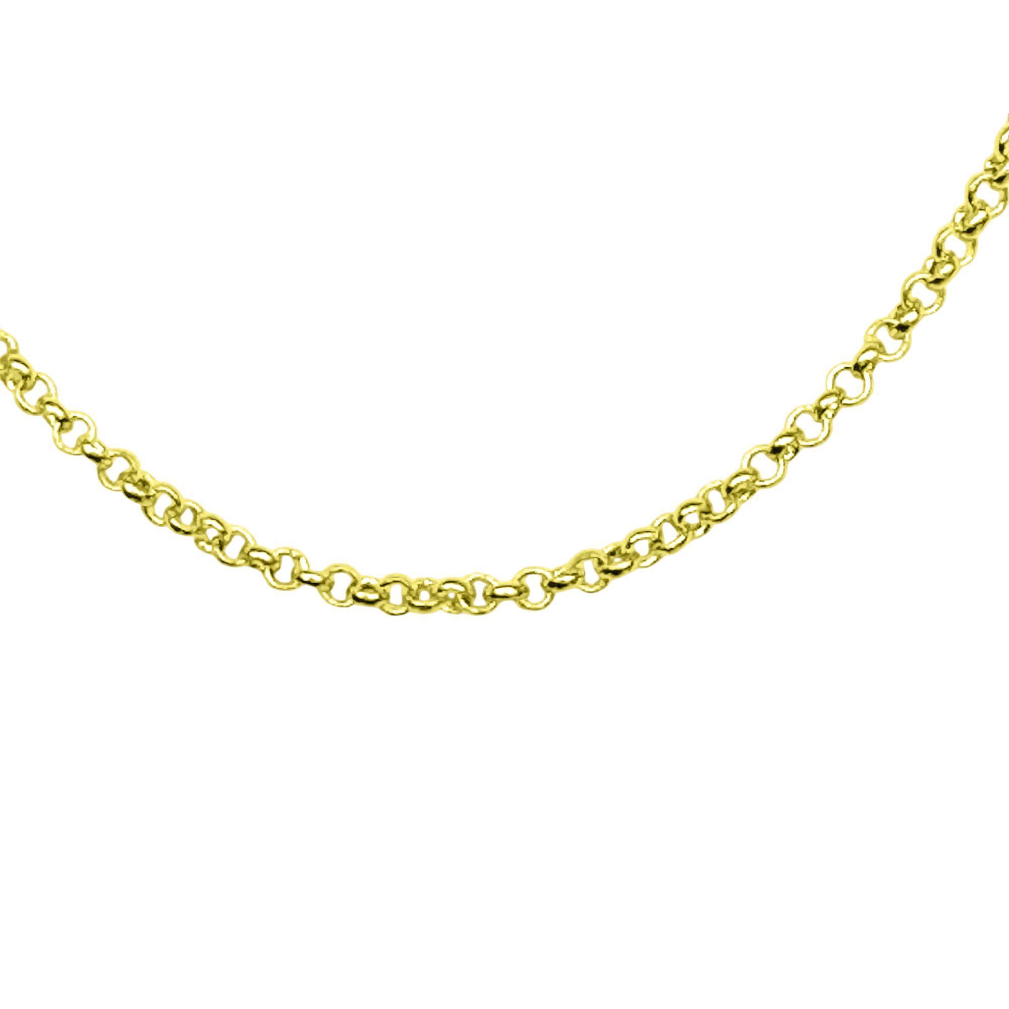 Cadena Rolo Fino Enchapado Oro 18K-3