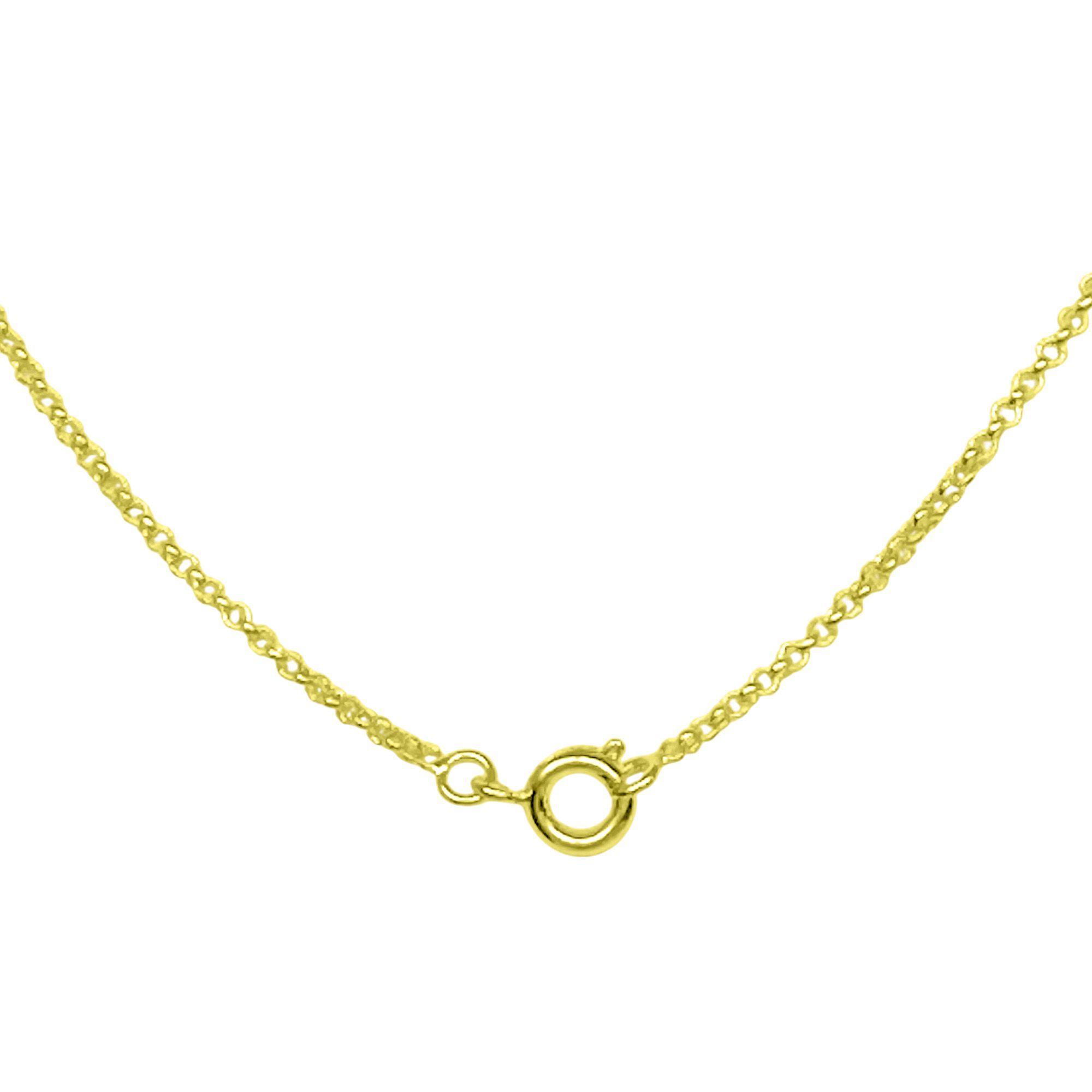 Cadena Rolo Fino Enchapado Oro 18K-4