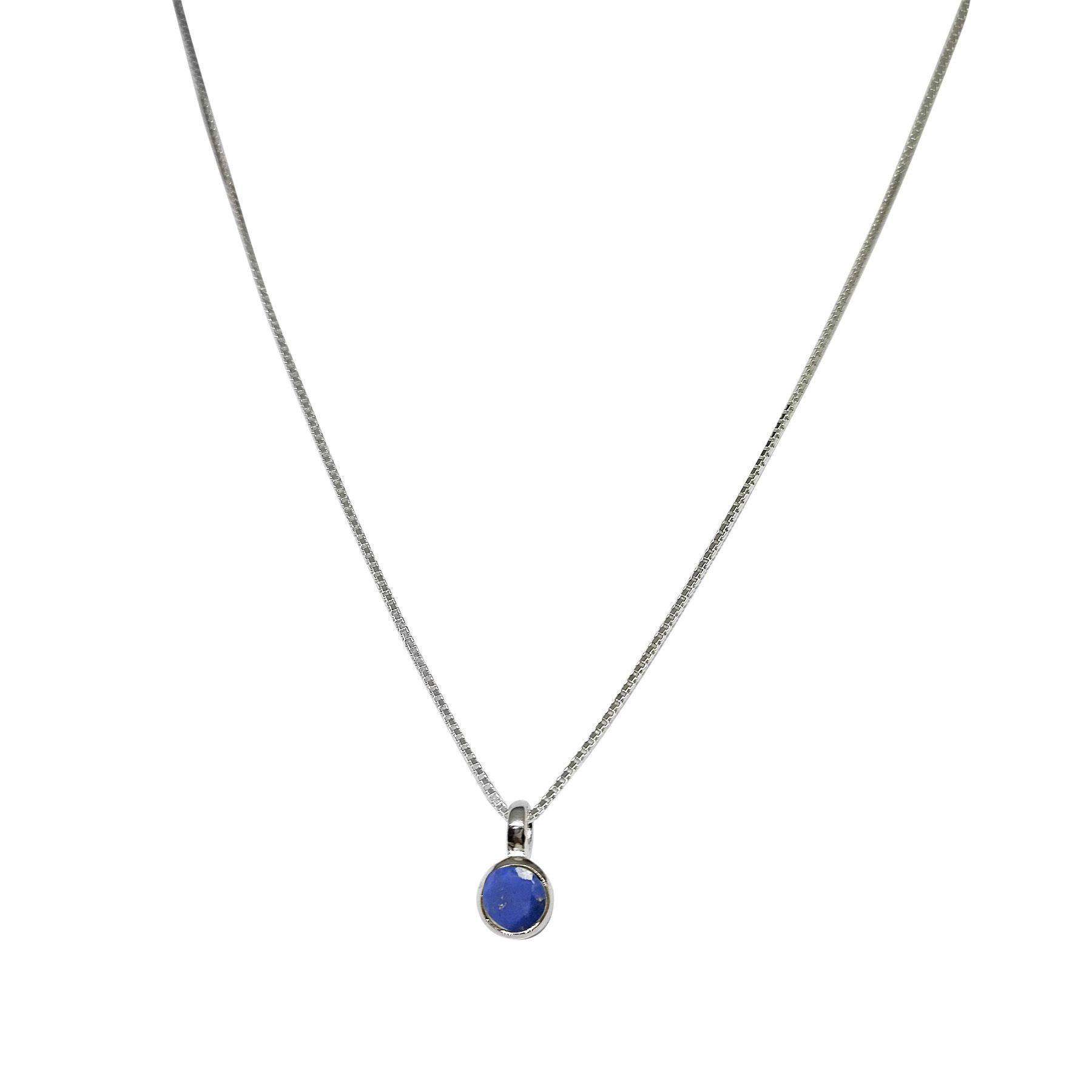 Collar Naisha Lapislázuli Plata Fina 925-0