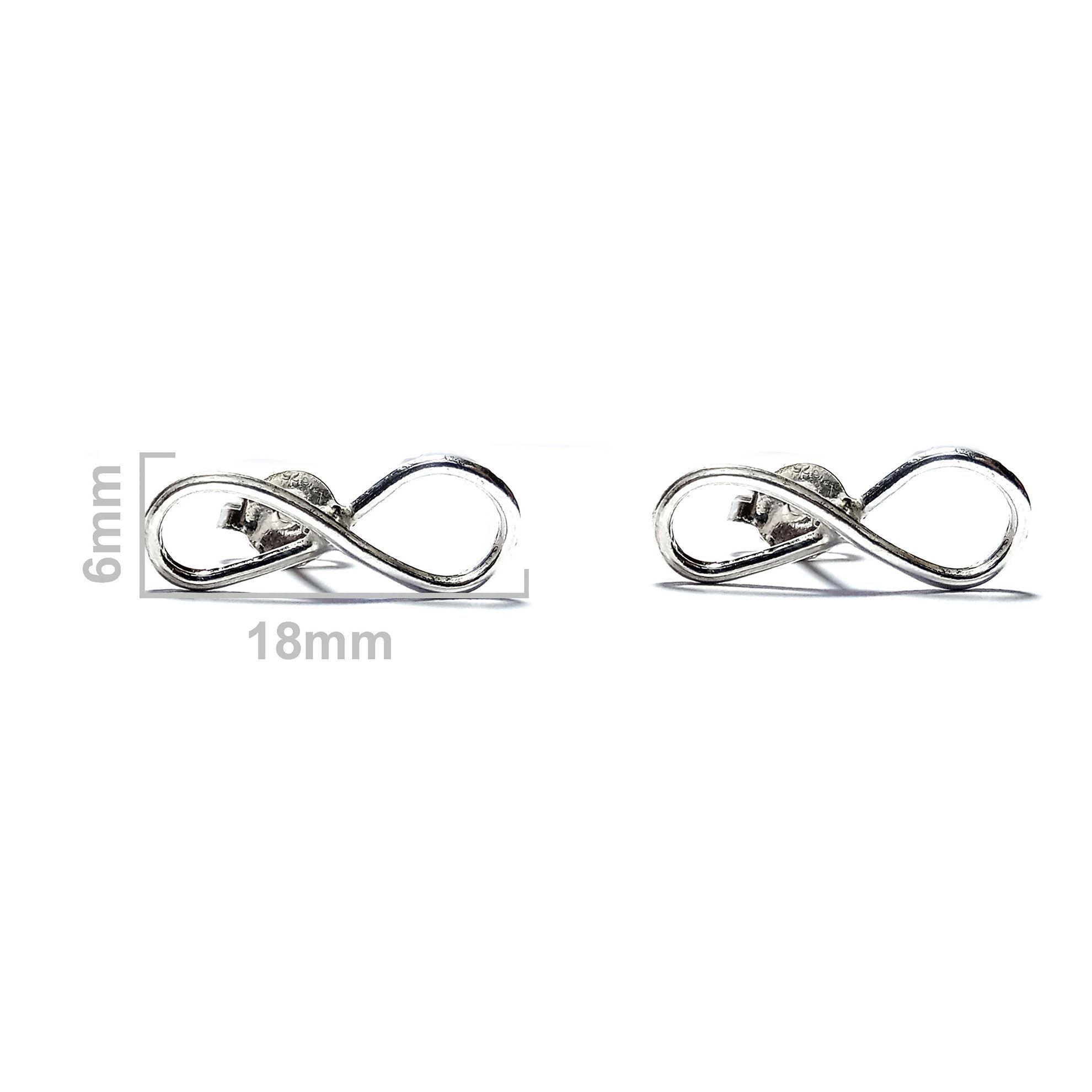 Aros Infinito Plata Fina 925-2