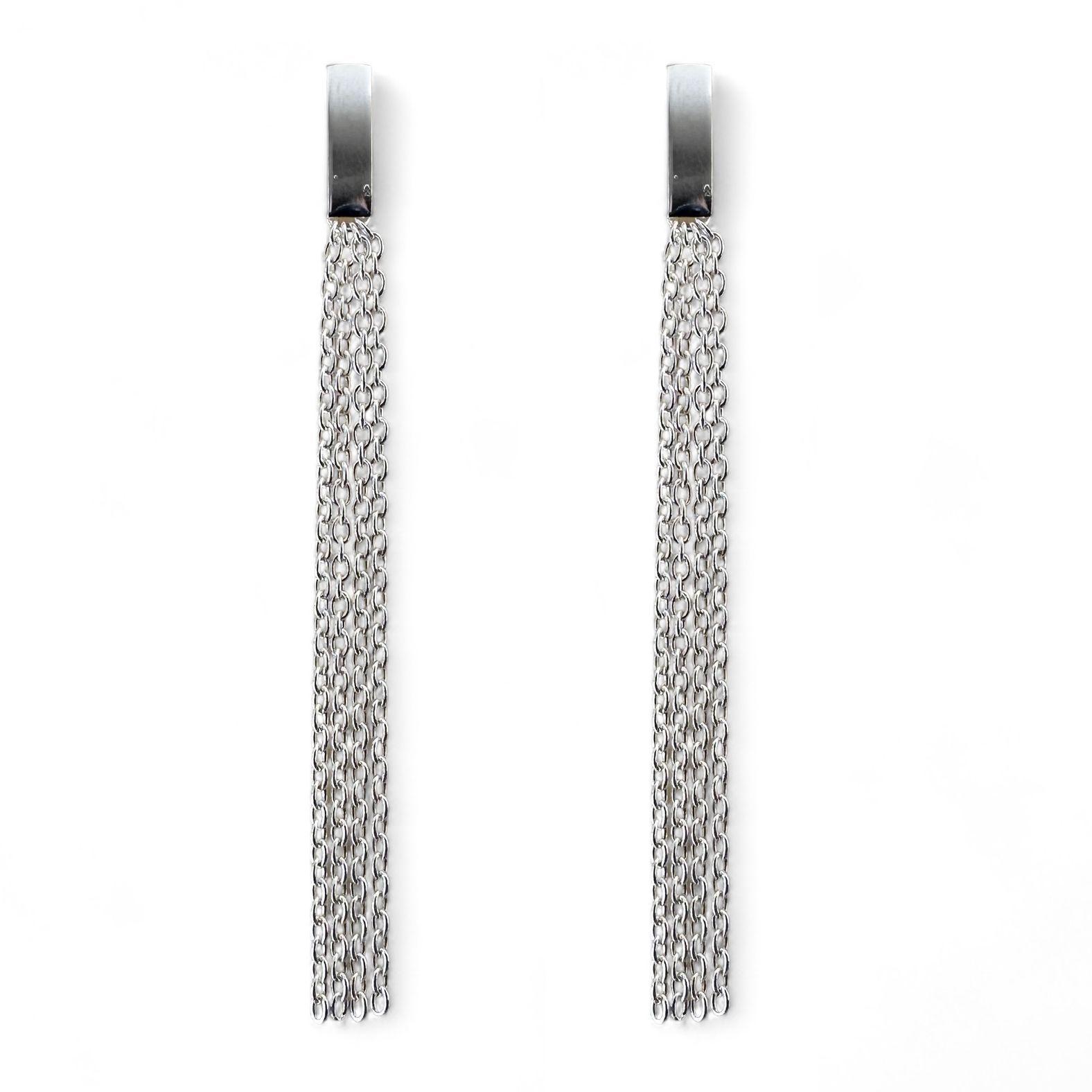 Aros Genesis Cadena Plata Fina 925-0