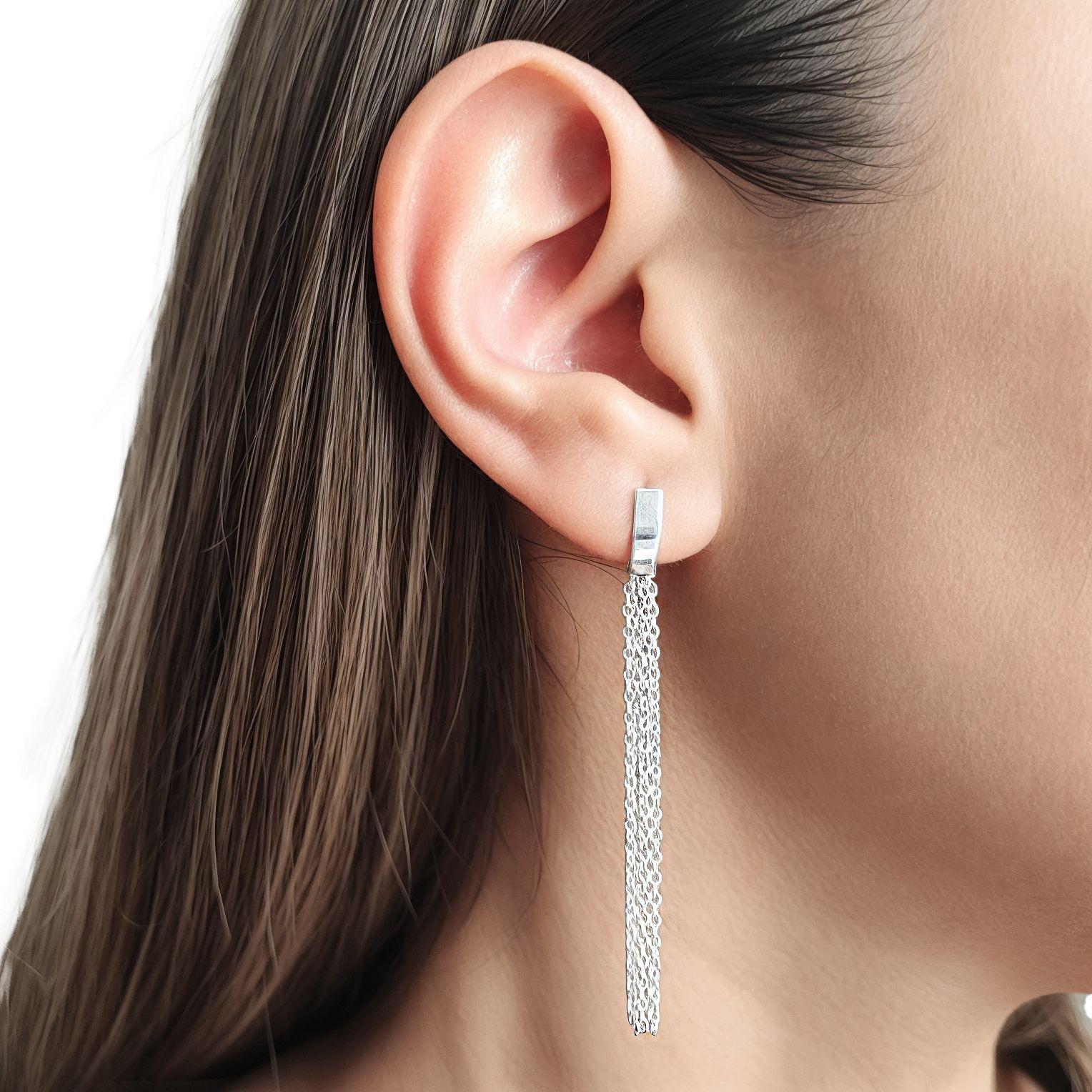 Aros Genesis Cadena Plata Fina 925-1