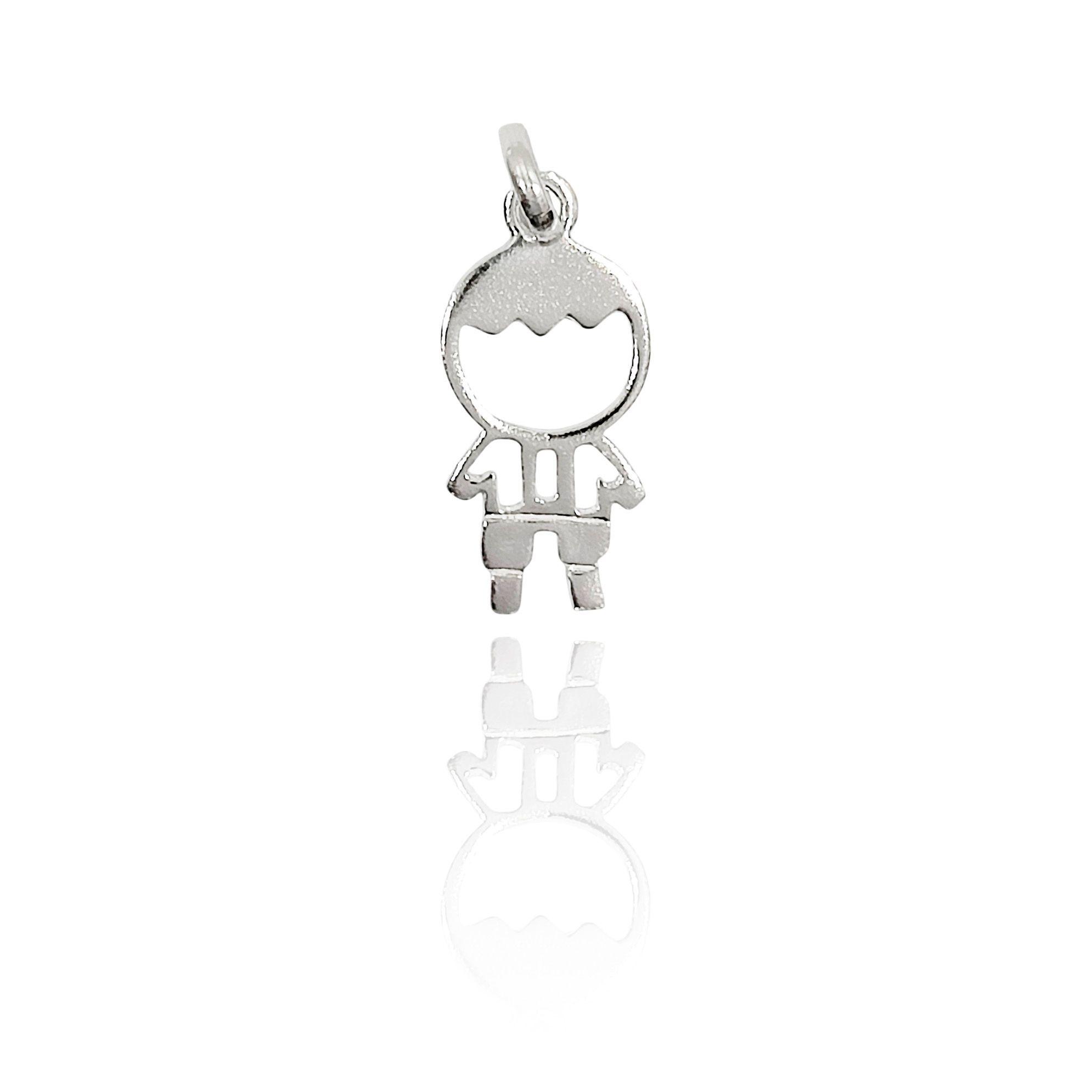 Colgante Niño Calado Plata Fina 925-0