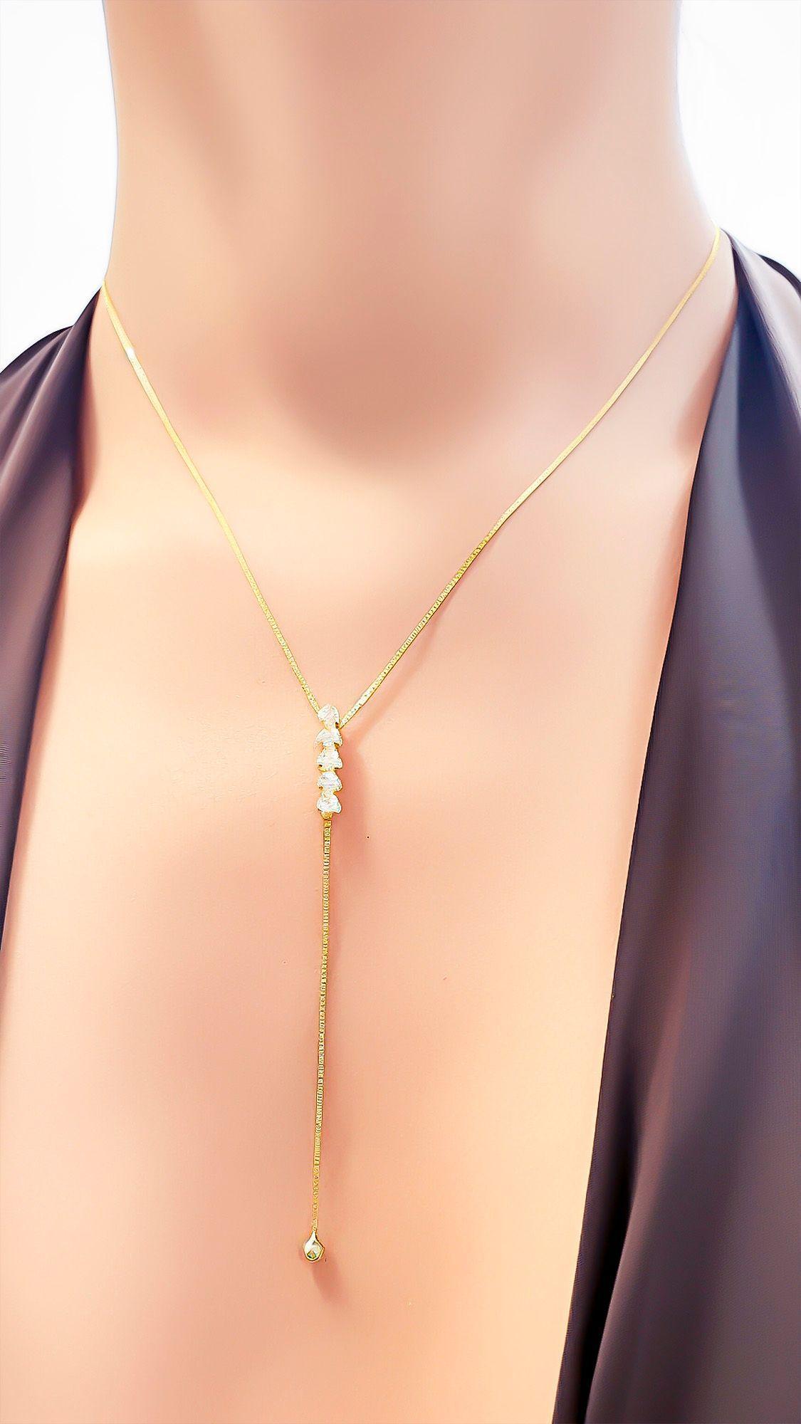 Collar Cira Péndulo Enchapado Oro 18K -3