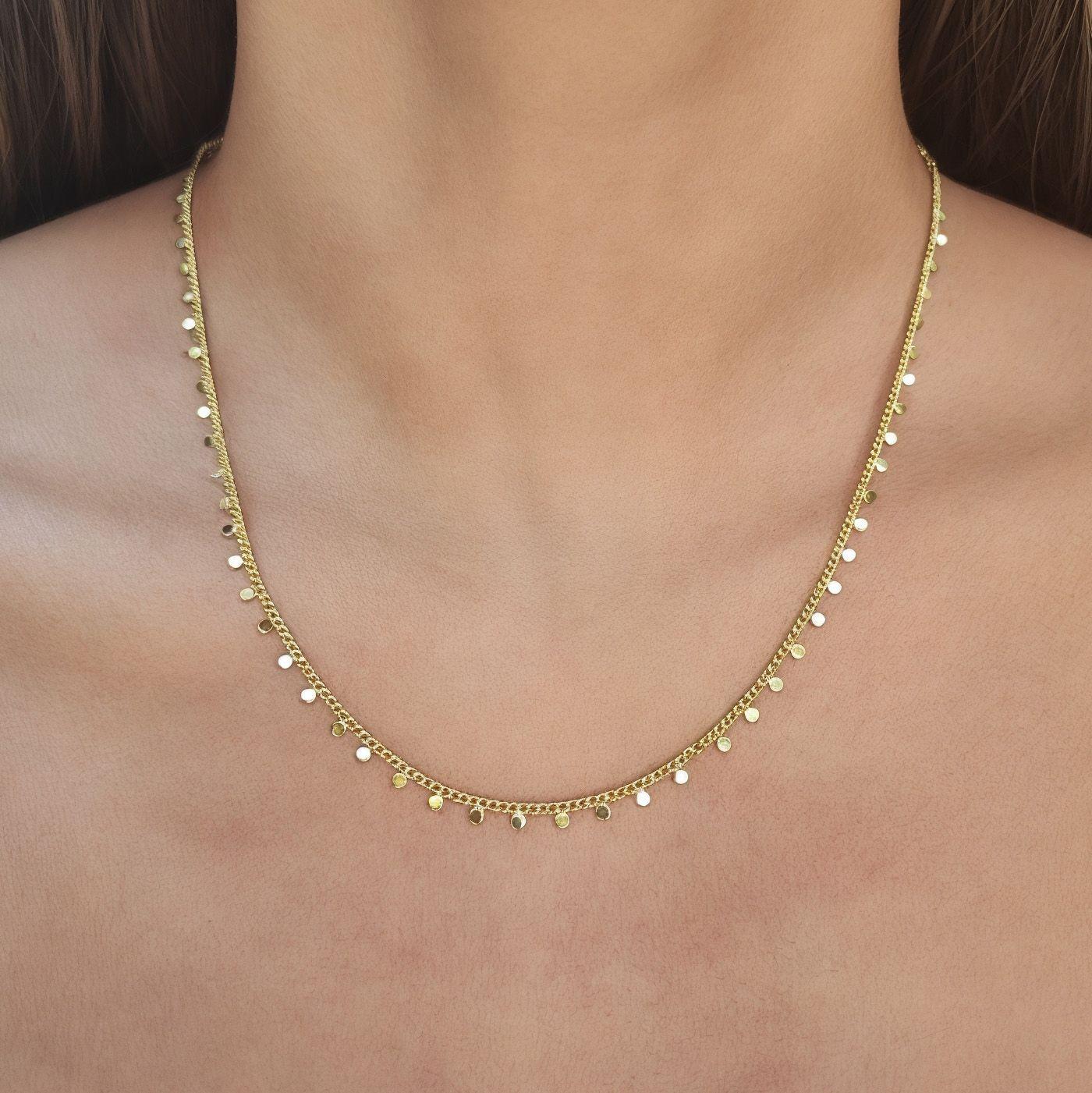Collar Nailah Enchapado Oro 18Ka-2