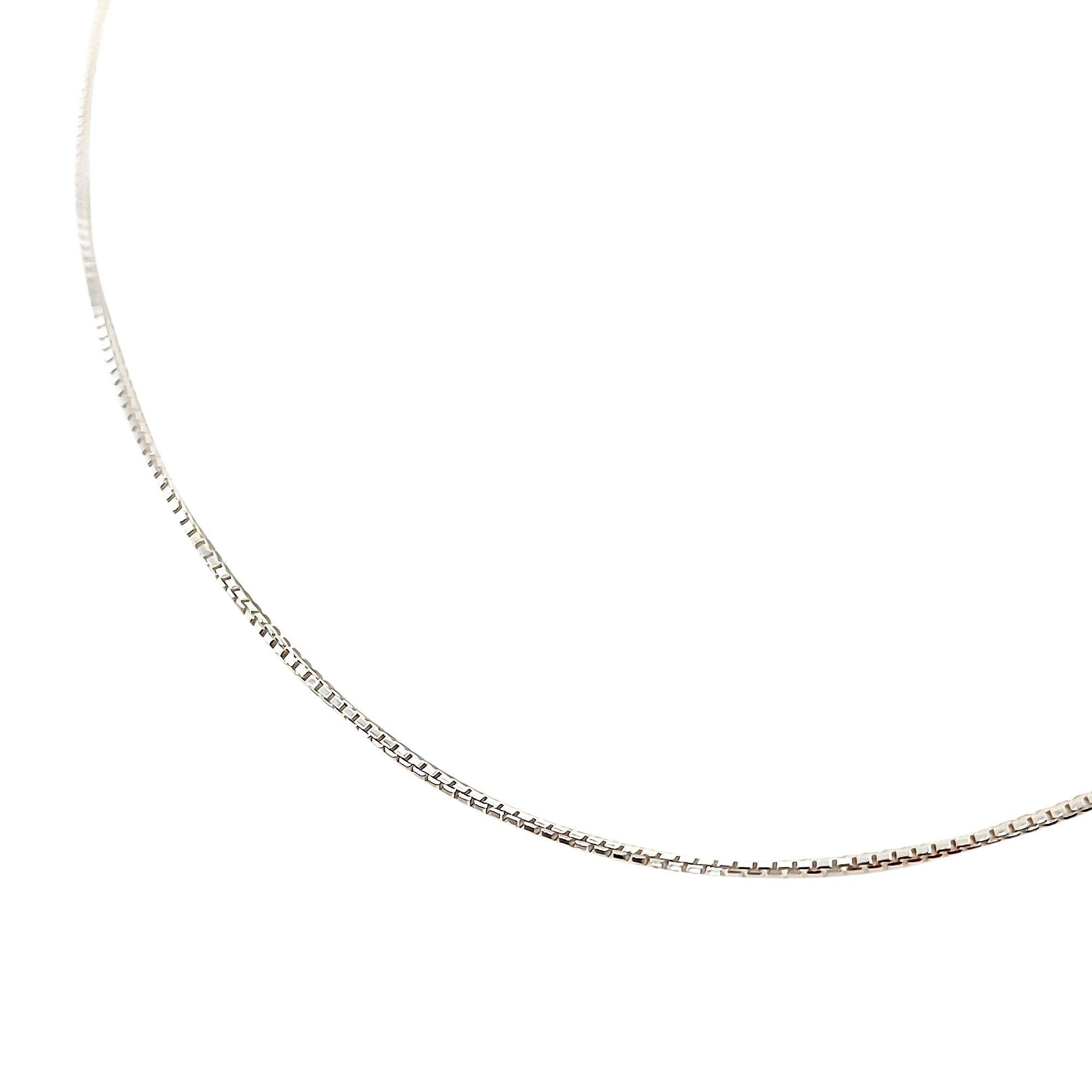 Cadena Box 45cm Plata Fina 925-2