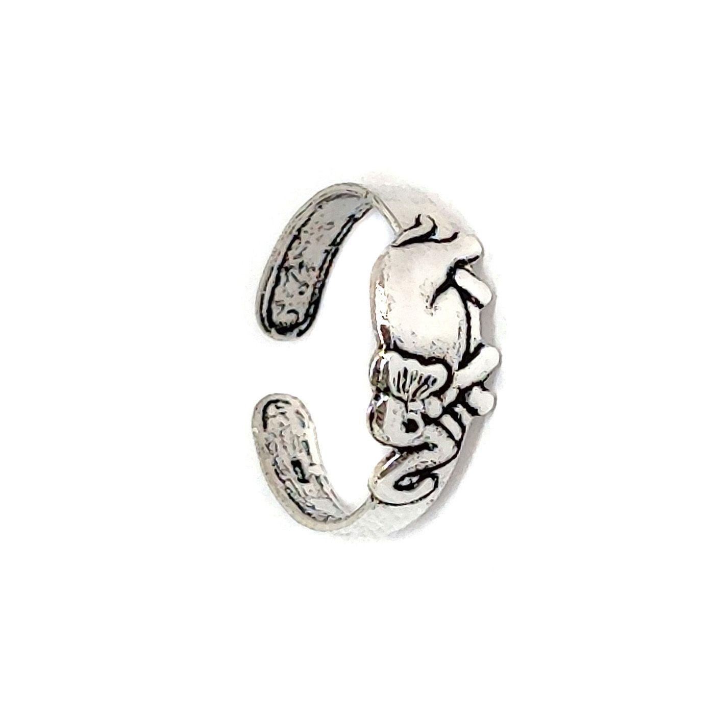 Anillo Midi Elefante Plata Fina 925-2