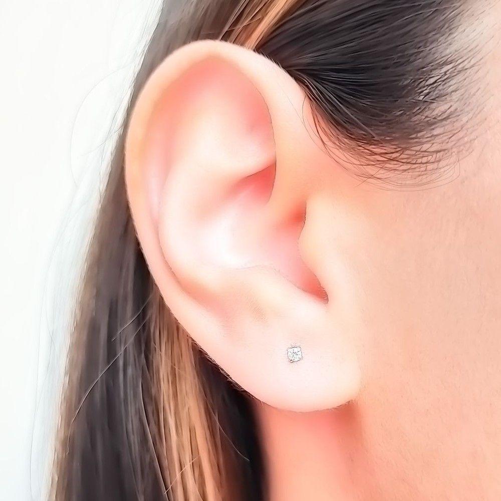 Aros Circón Blanco Grifas 2mm Plata Fina 925-2