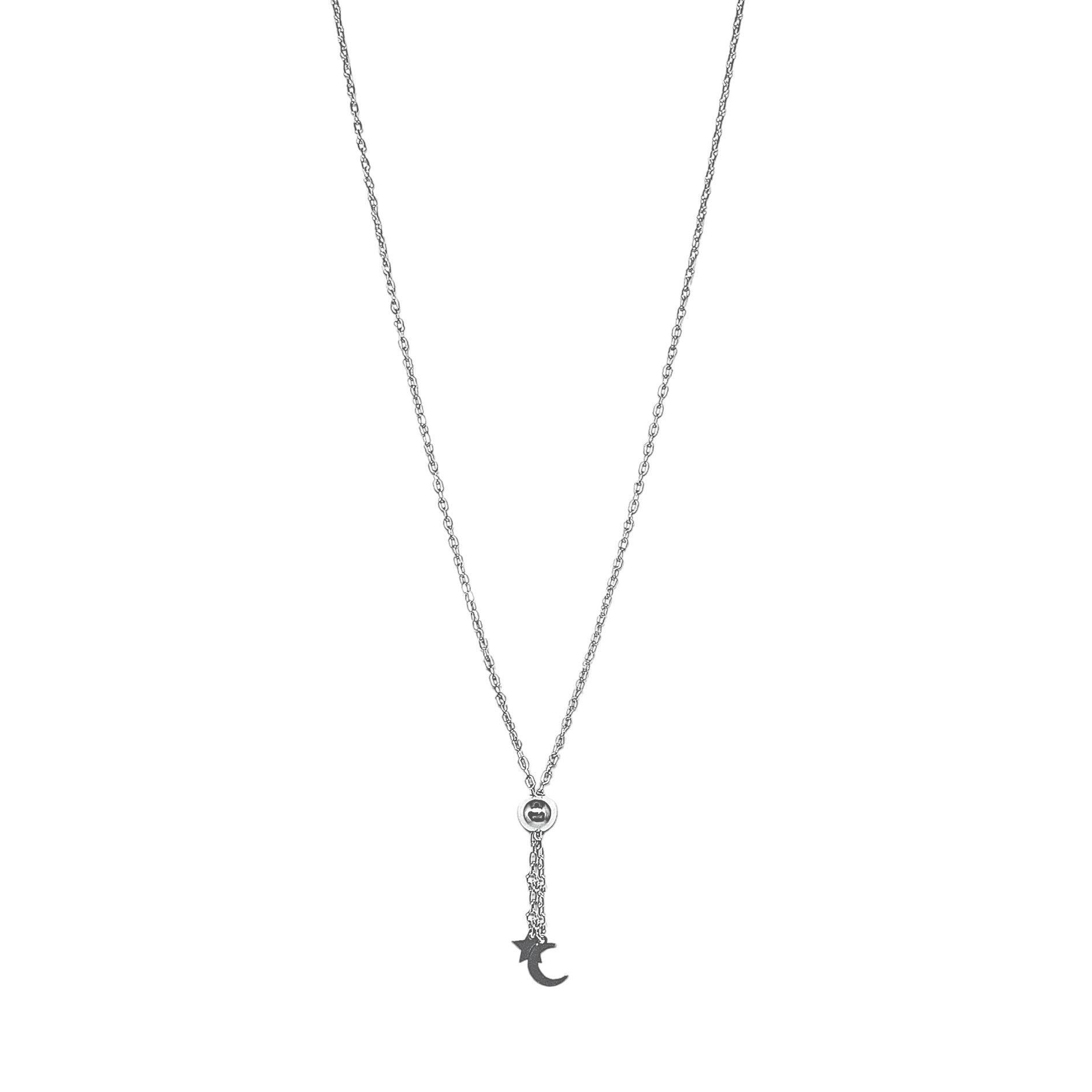 Collar Abigail Luna Estrellita Plata Fina 925-1