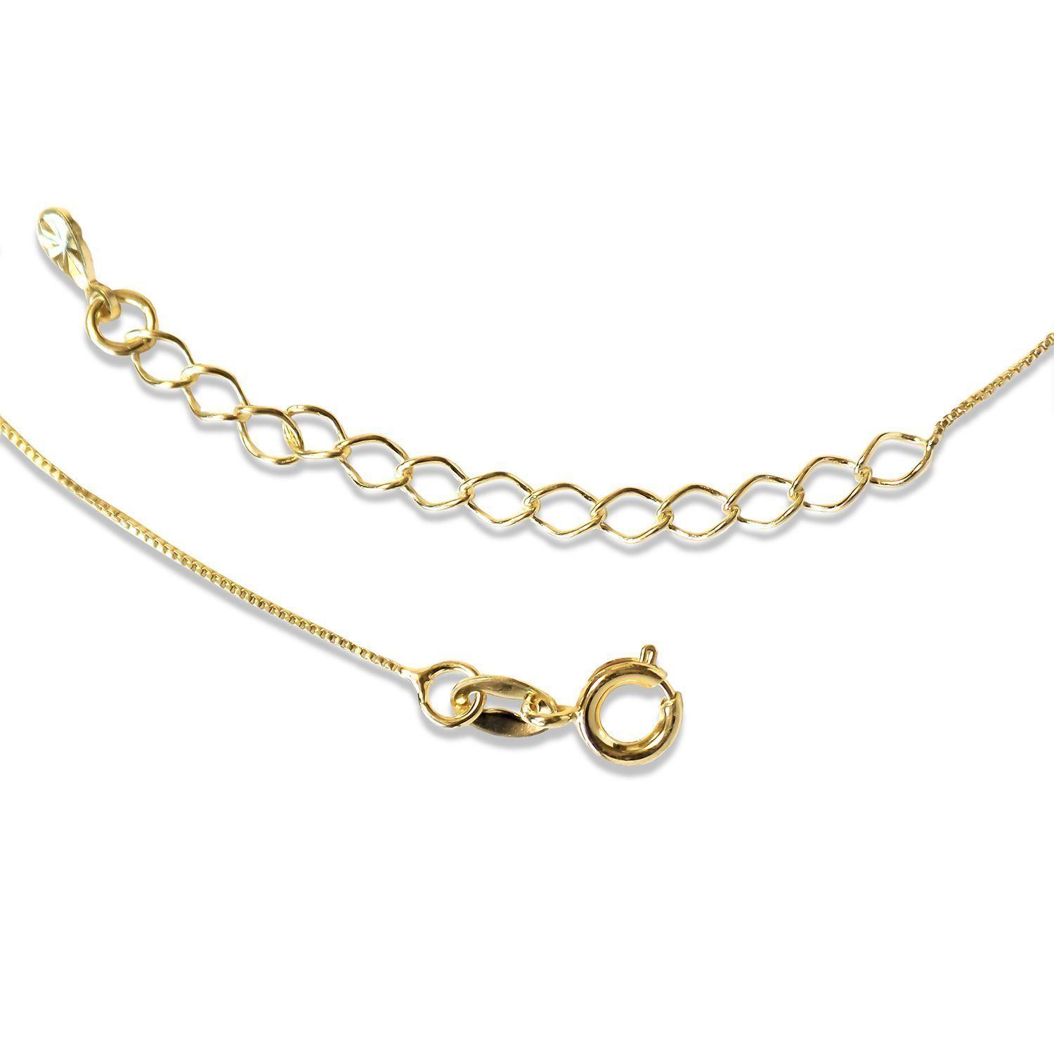 Collar Punto De Luz Mini Circón 3mm Enchapado Oro 18K-2