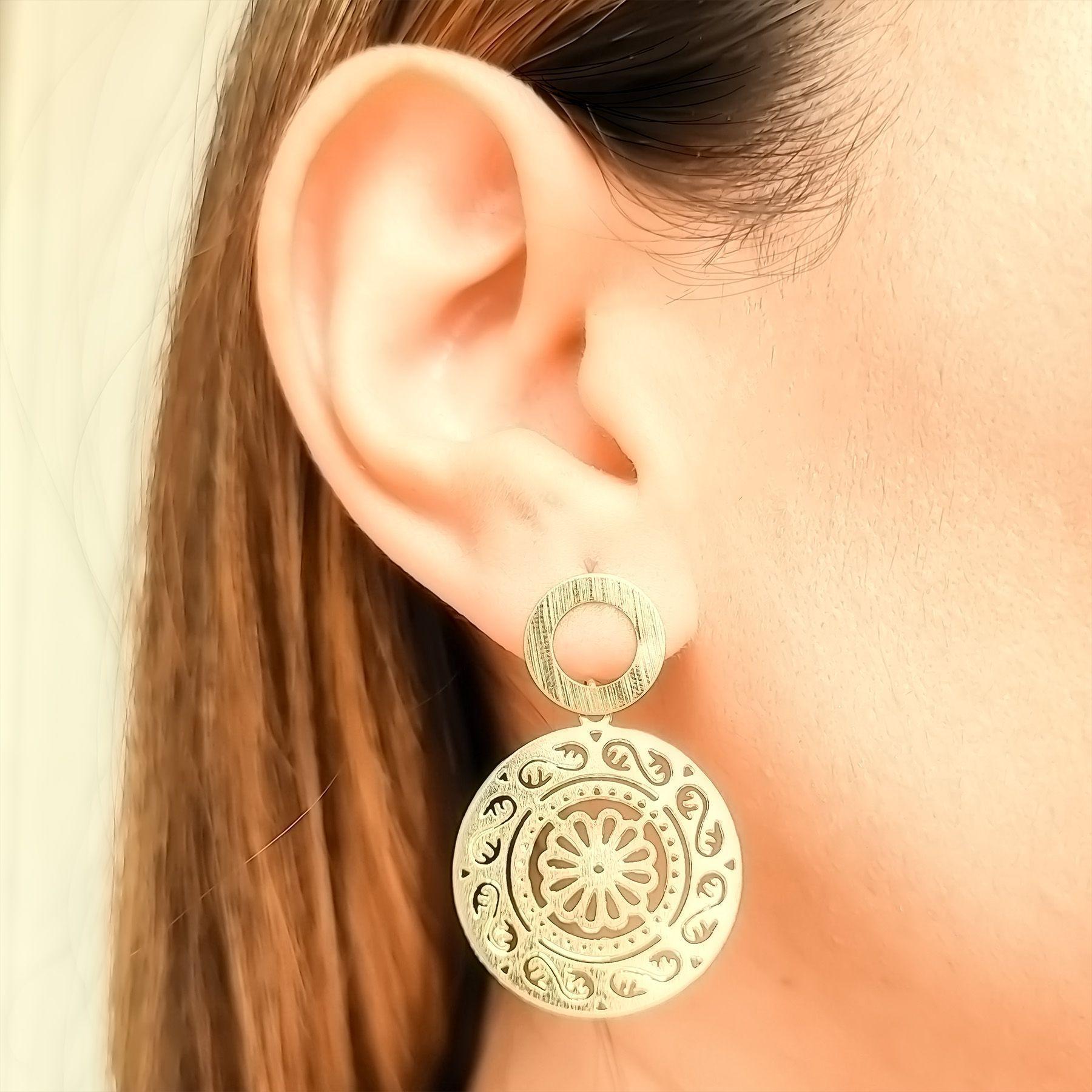 Aros Cloe Enchapado Oro 18K-2
