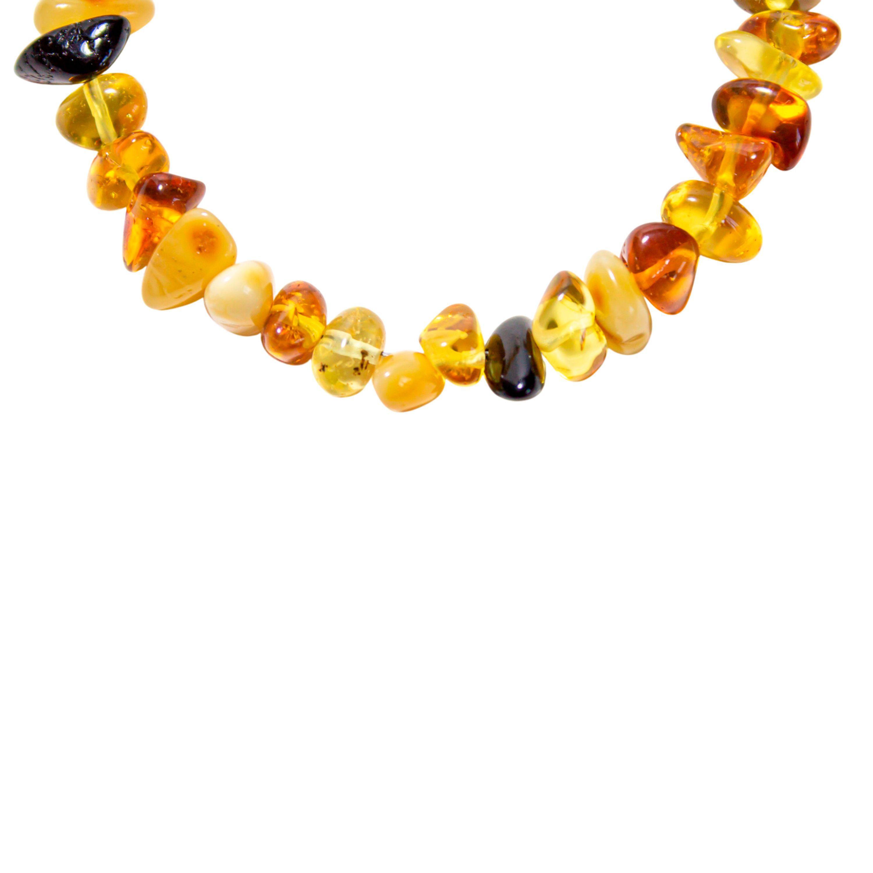 Pulsera Ámbar Chips Enchapada Oro 18K-3