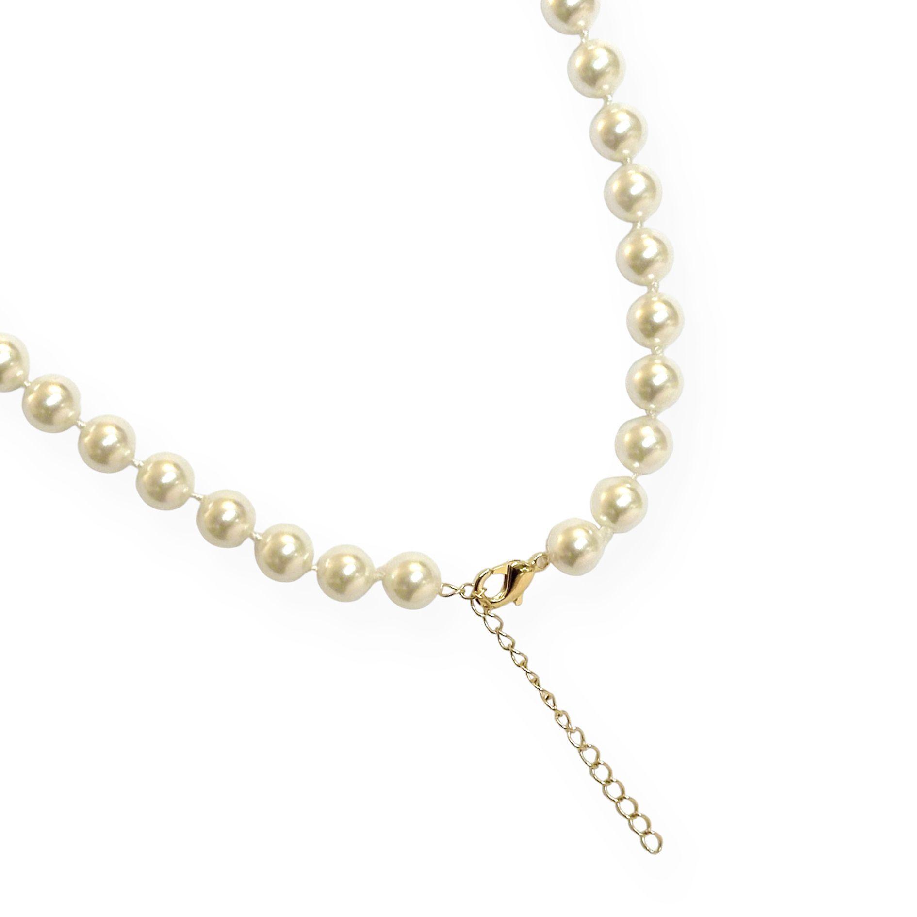 Collar Perlas 8mm Shellpearl Nácar Blanco-2