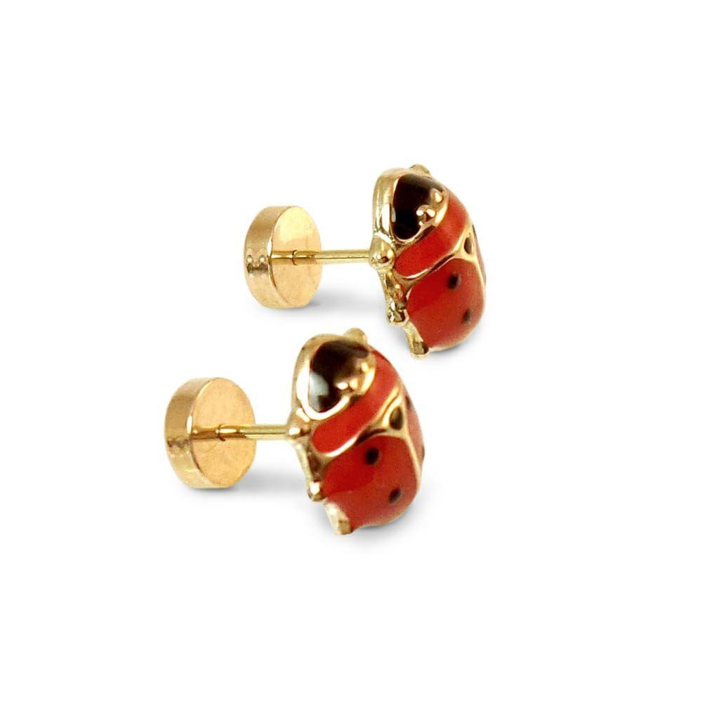 Aros Abridores Chinita Niña Laminado Oro 18K-0