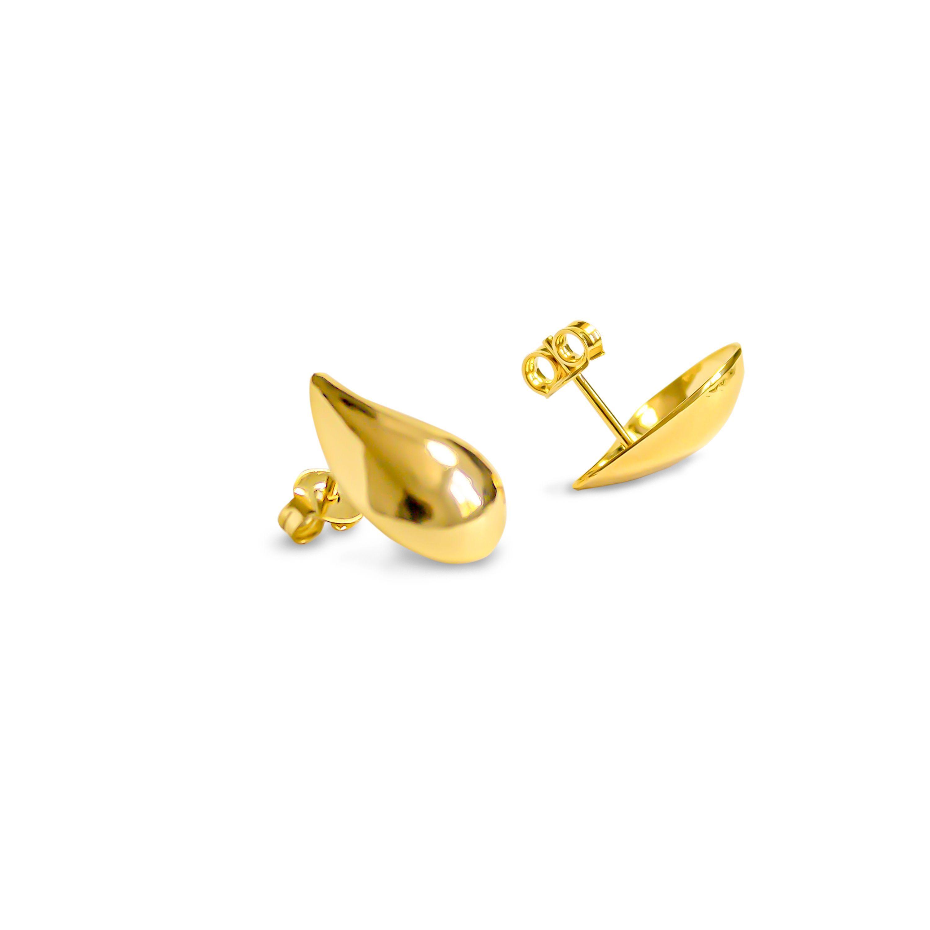 Aros Gota Adriana Enchapado Oro 18k-3