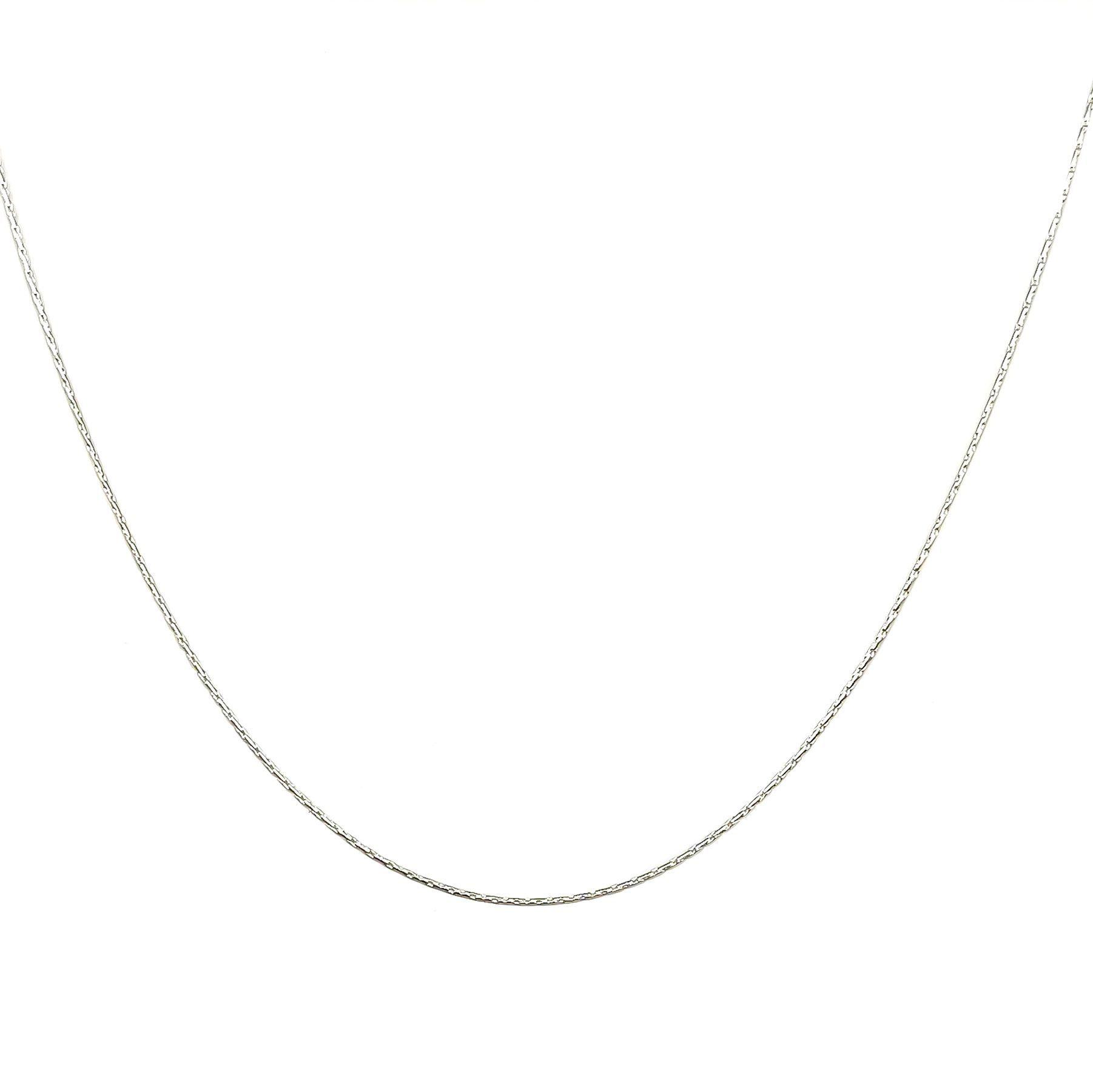 Cadena Cordón Fino 45cm Plata Fina 925-0