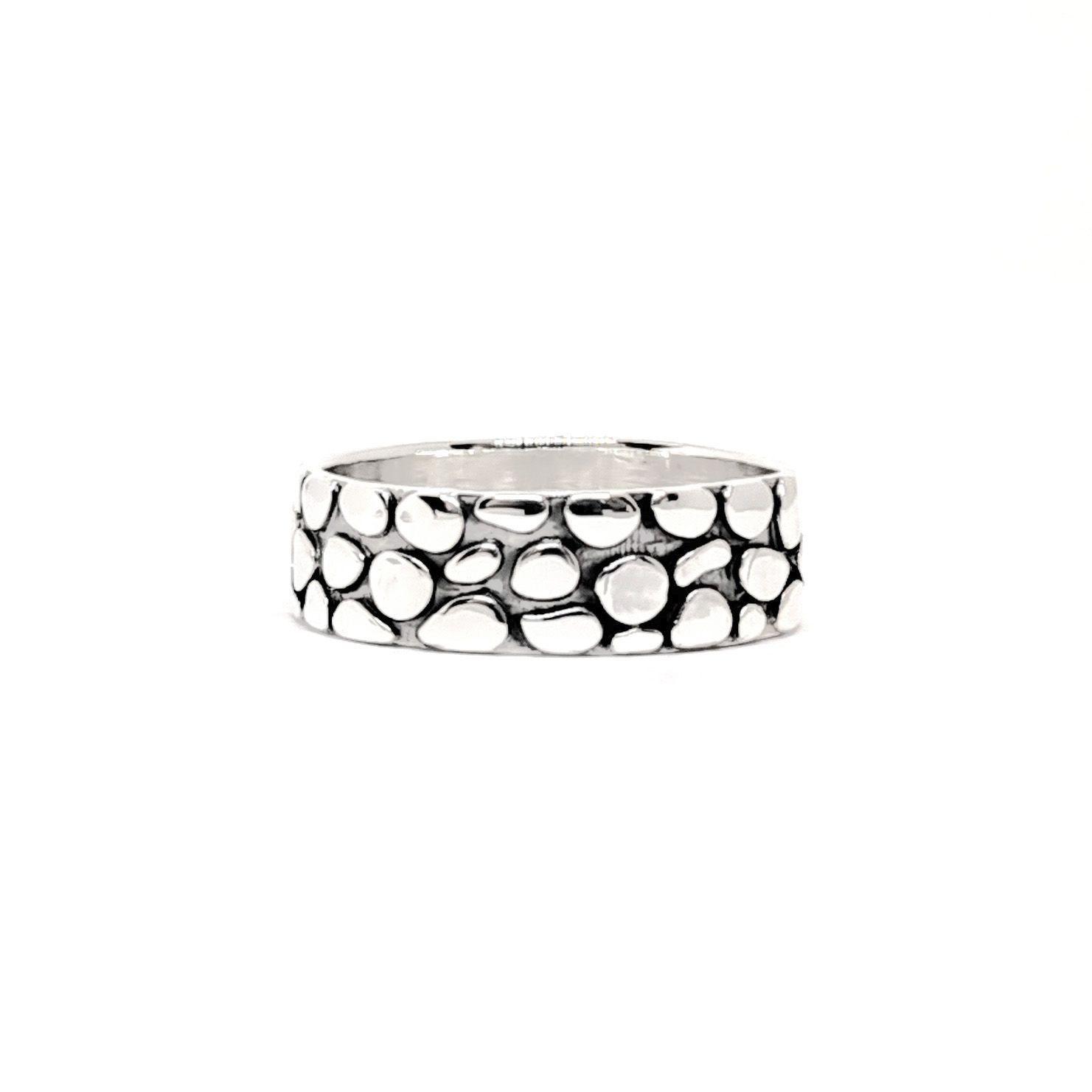 Anillo Labrado Plata Fina 925-0