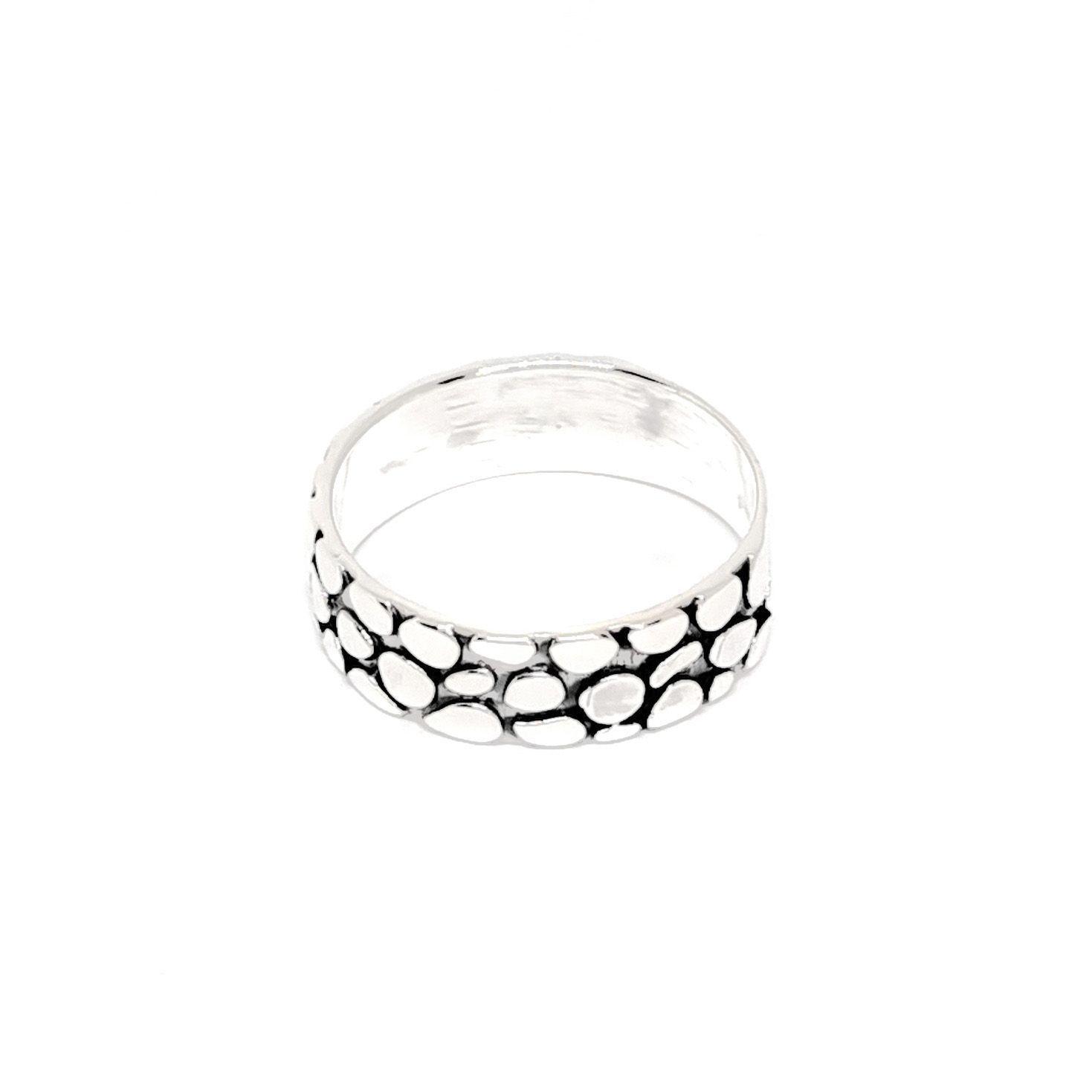 Anillo Labrado Plata Fina 925-1