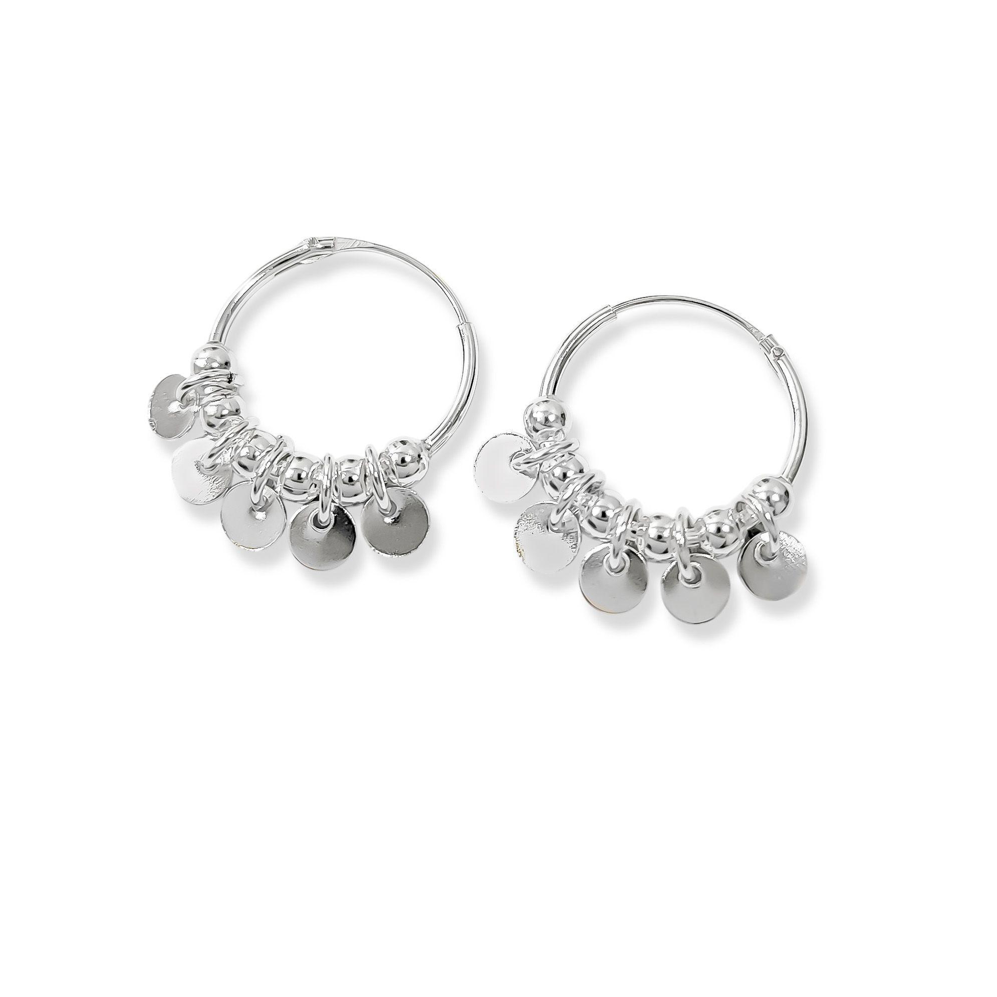 Aros Argolla Monedas Plata Fina 925-0