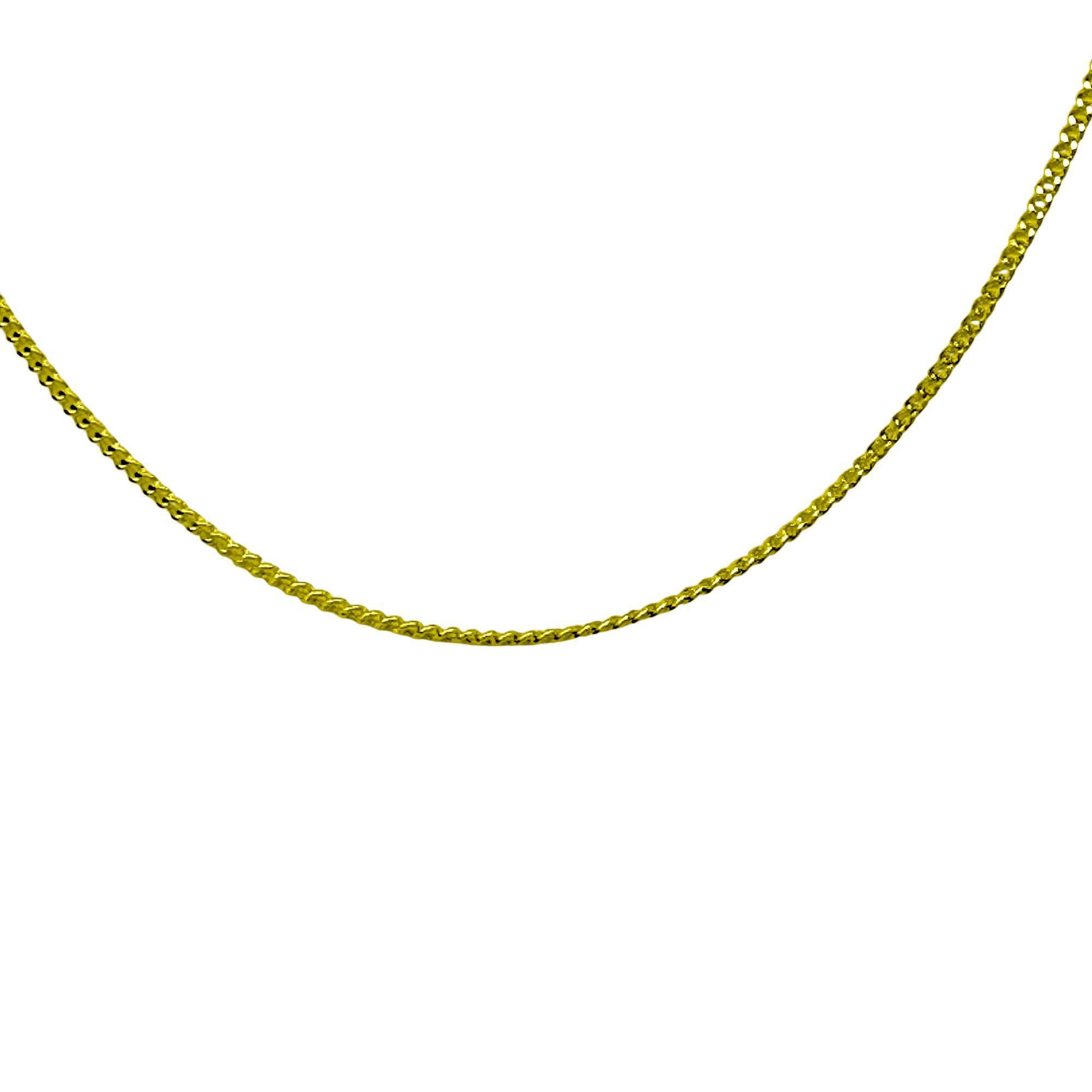  Cadena Grumet Fina Enchapado Oro 18K-3