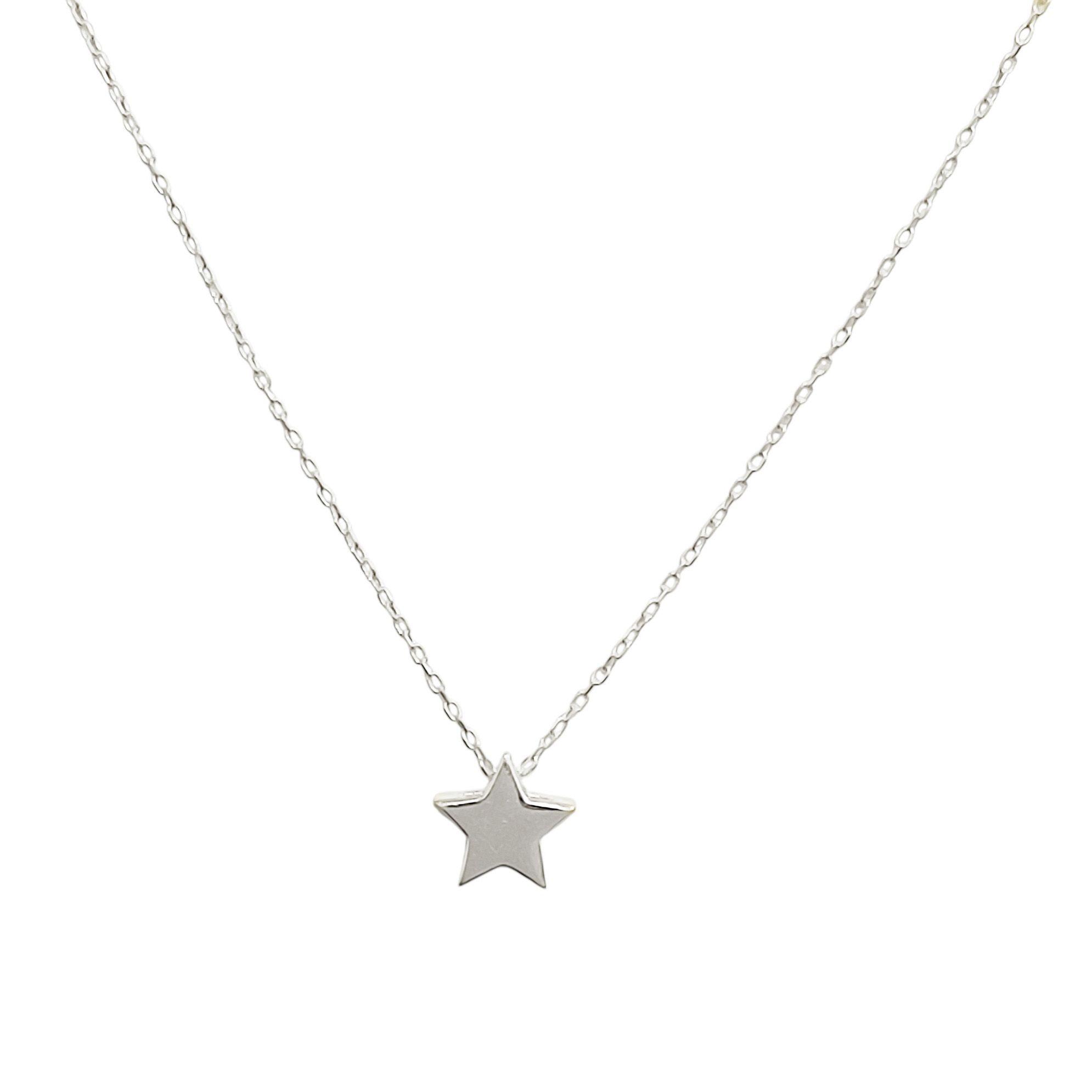 Collar Estrella Plata Fina 925-0