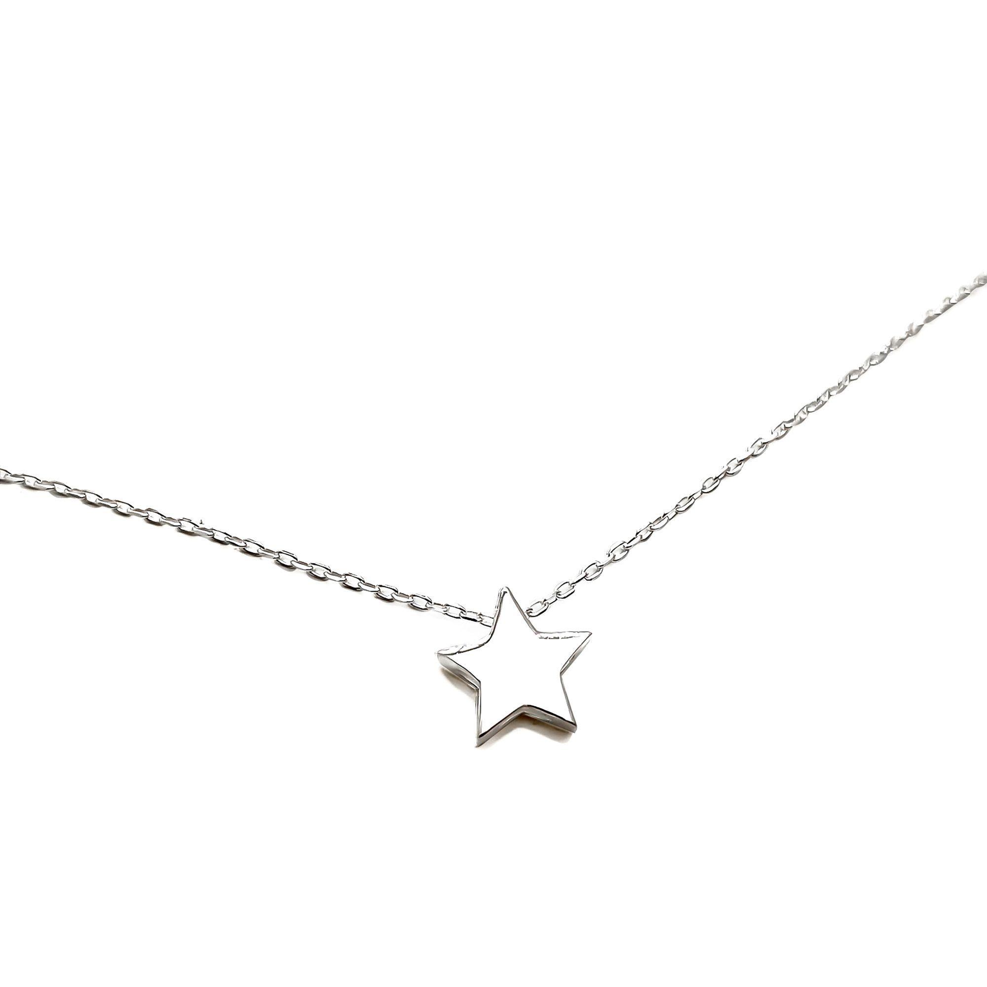 Collar Estrella Plata Fina 925-2