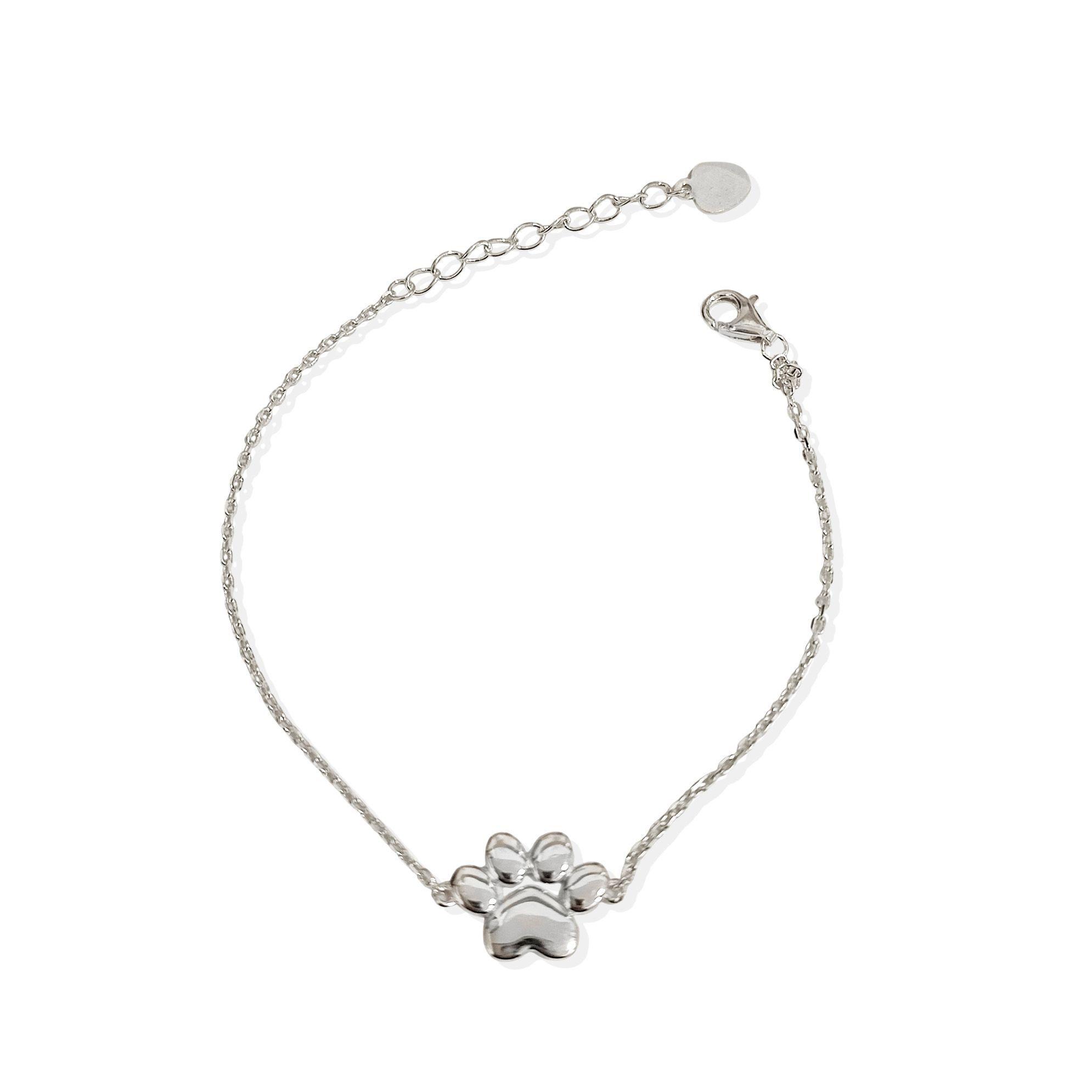 Pulsera Huella Eslabon Plata Fina 925-2