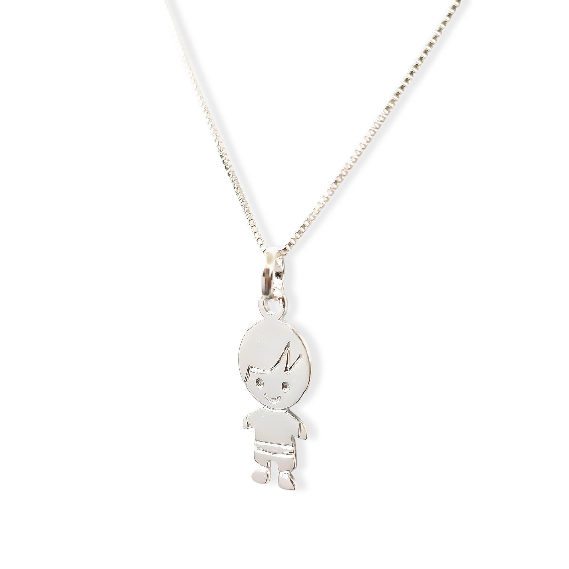 Collar Niño Plata Fina 925-2