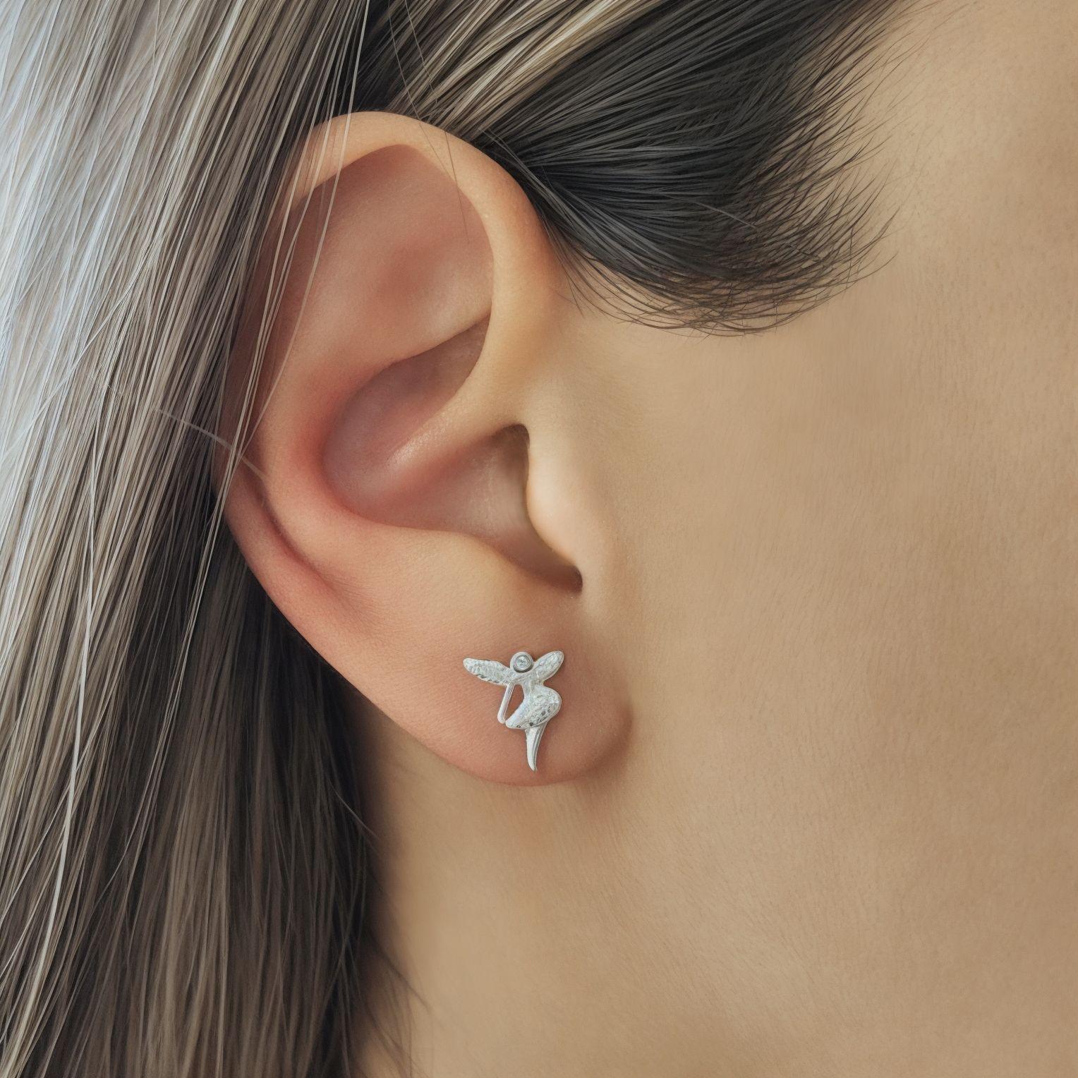 Aros Hada Circón Mini Plata fina 925-2