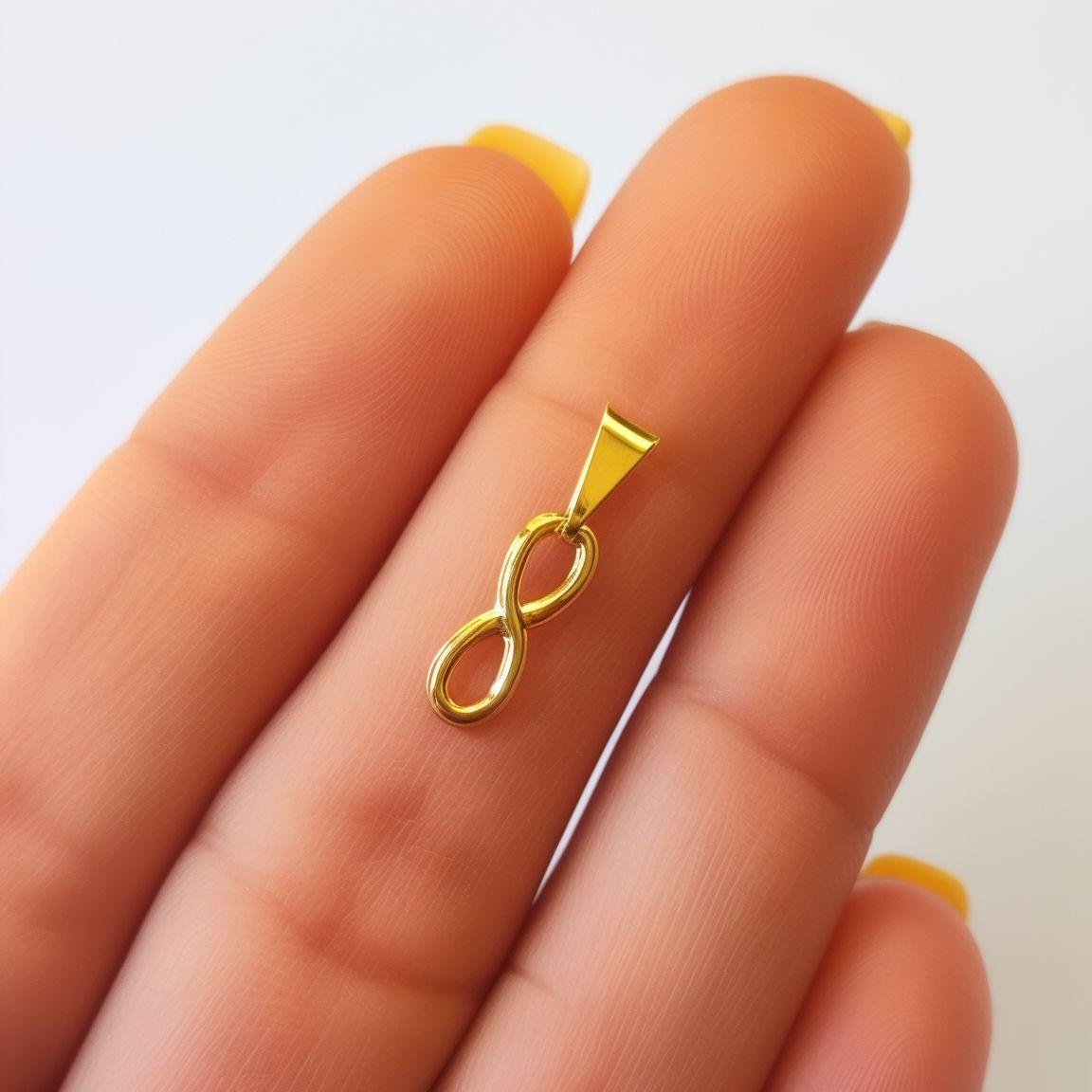 Colgante Infinito Mini Enchapado Oro 18K-2