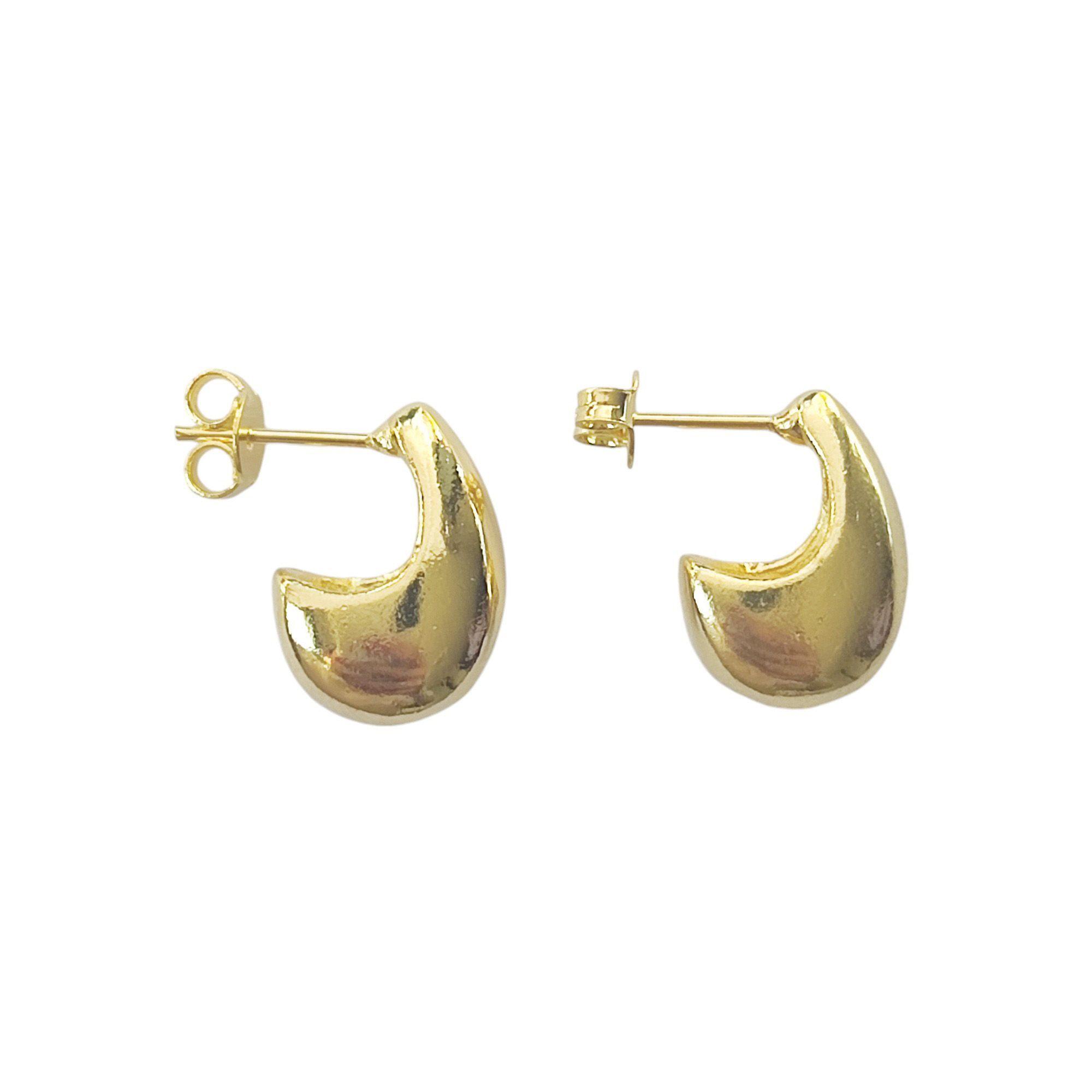 Aros Brenda Gota Enchapado Oro 18K-0