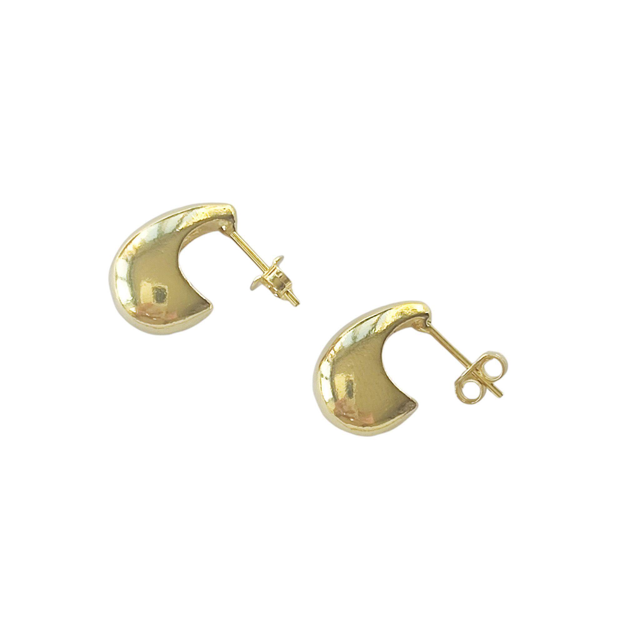 Aros Brenda Gota Enchapado Oro 18K-1