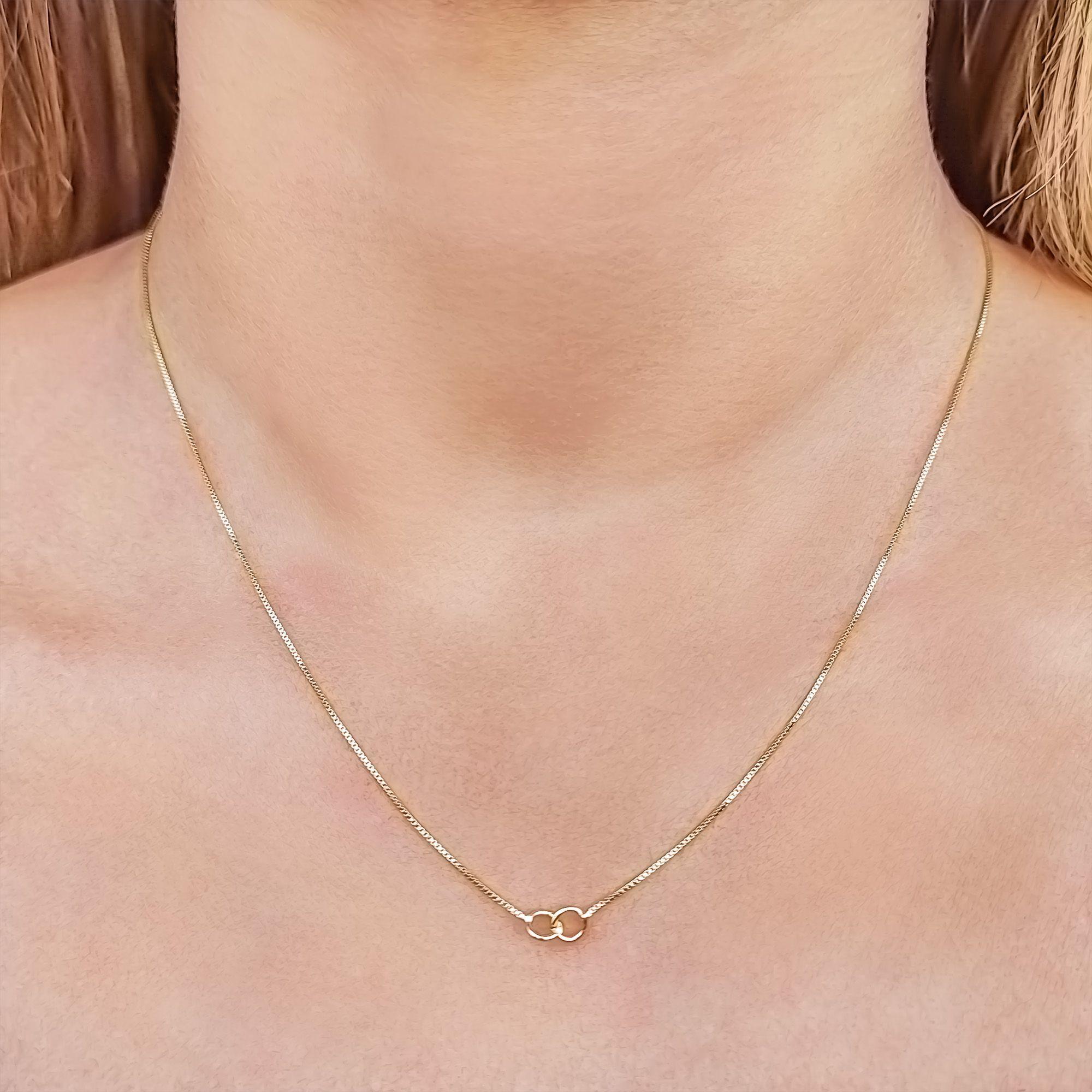 Collar Símbolo del Amor Enchapado Oro 18K-2