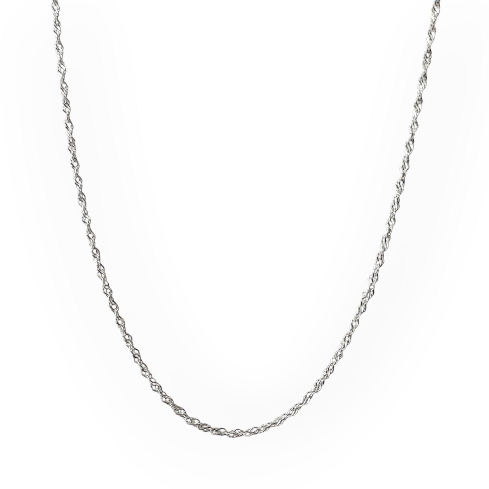 Cadena Singapur 60cm Plata Fina 925-2