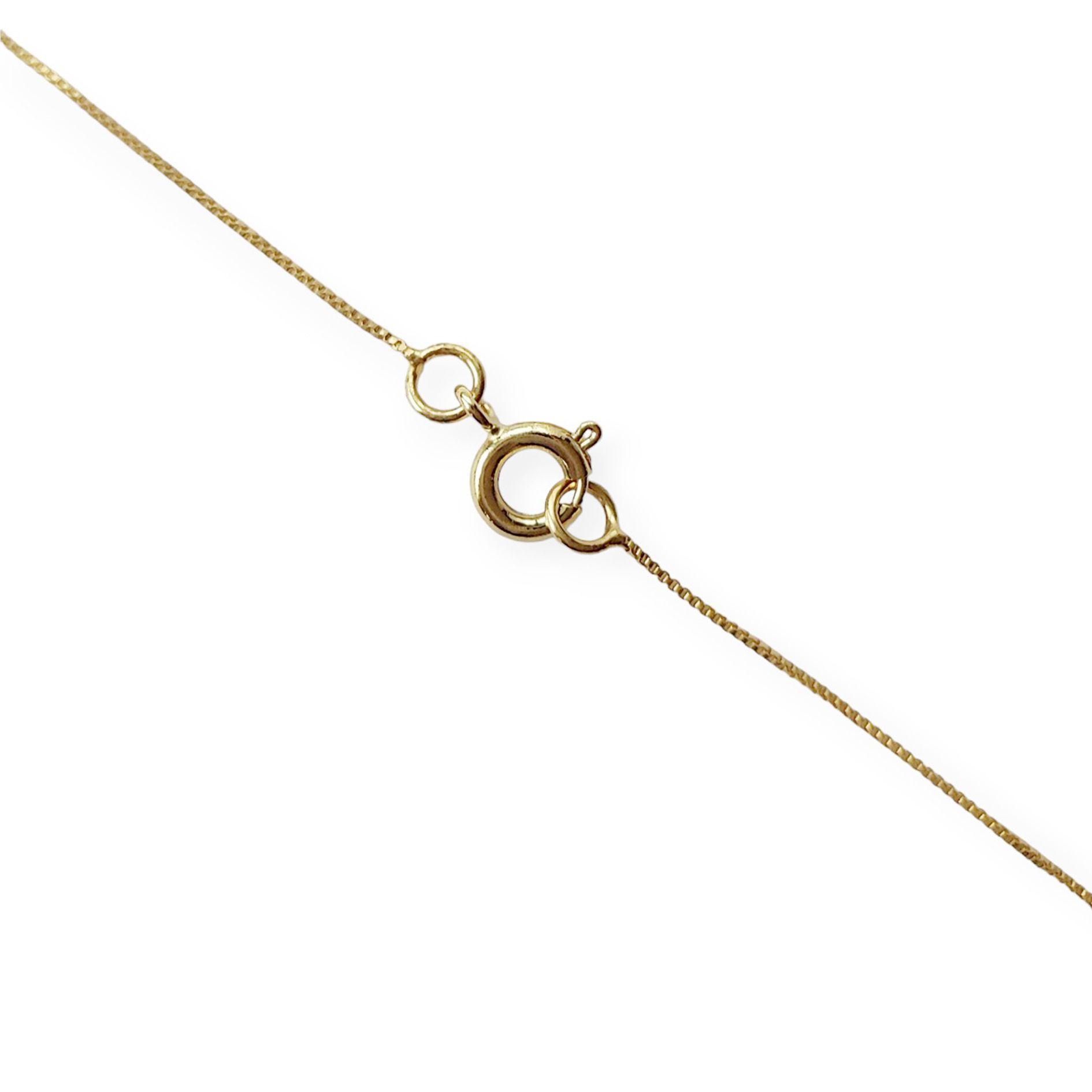 Cadena Veneciana Fina 40 Cm Enchapado Oro 18K-2