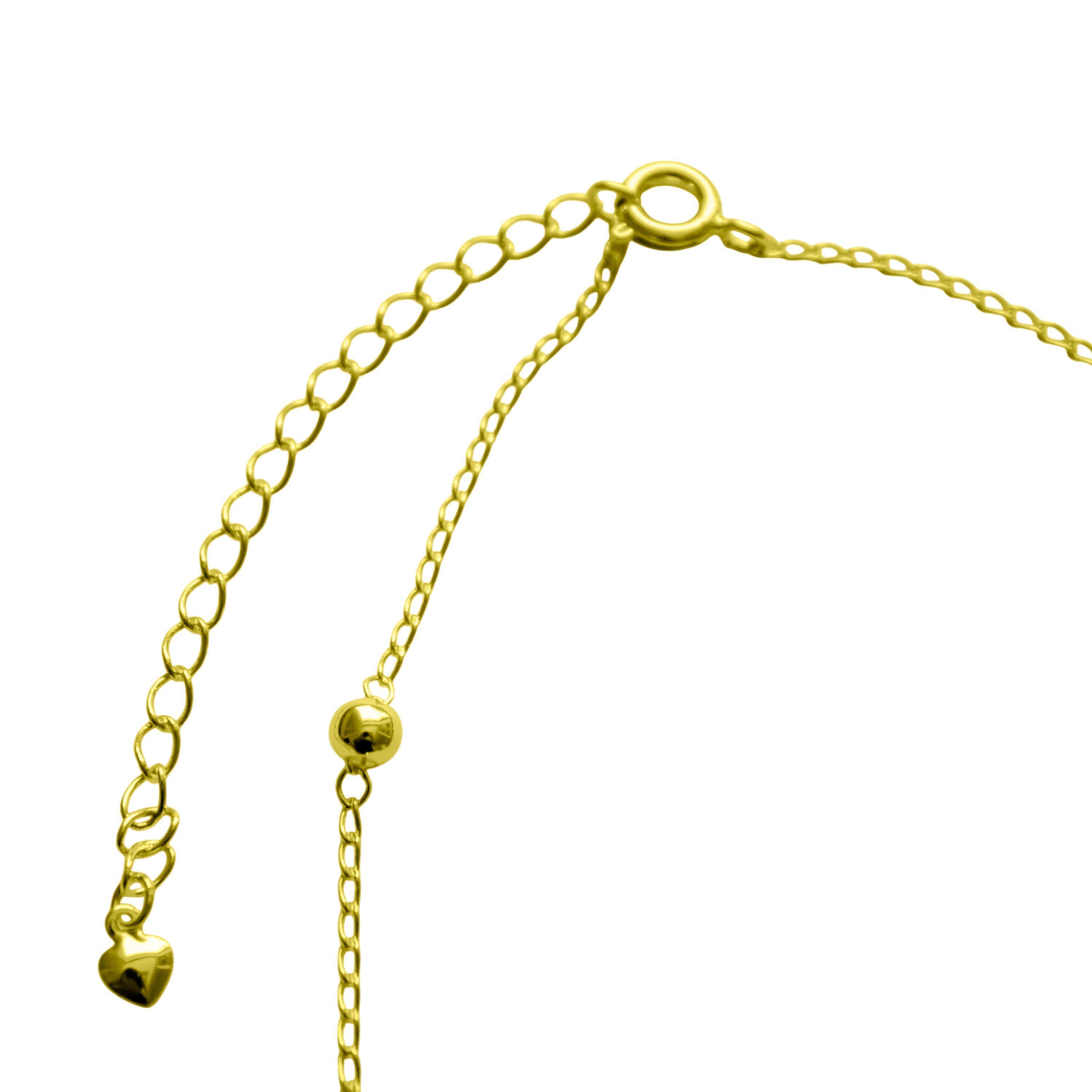 Tobillera 6 Bolitas Enchapado Oro 18K-3