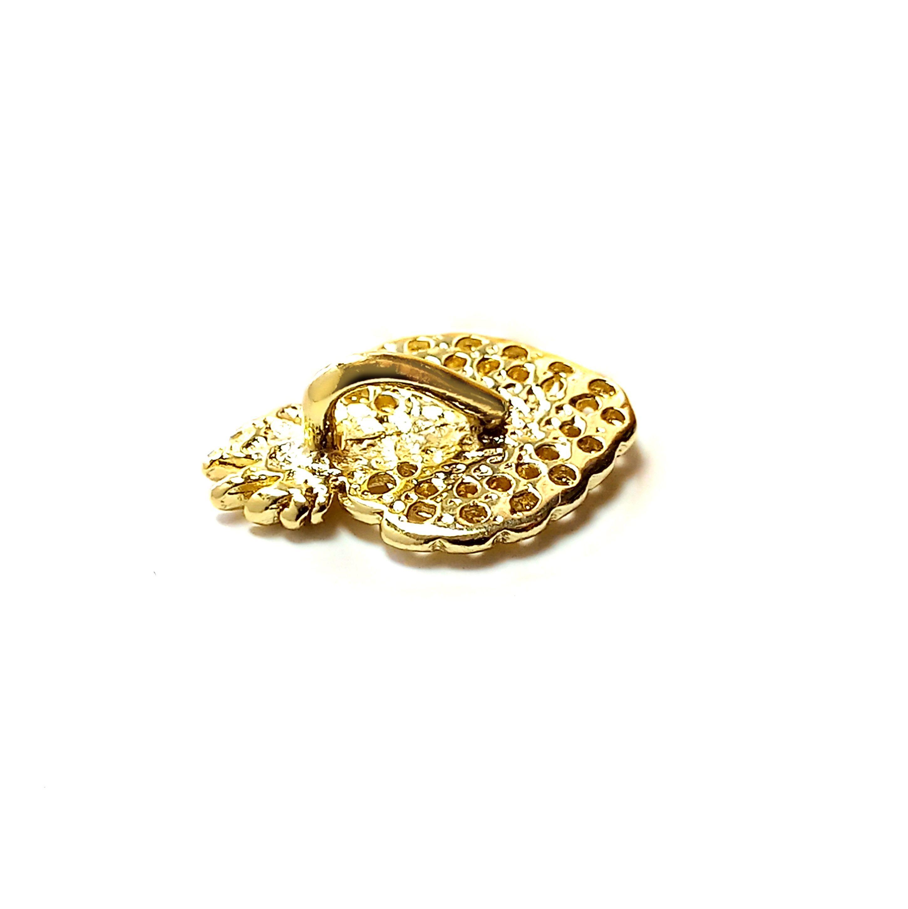 Colgante Corazón Detente Enchapado Oro 18K mini-2