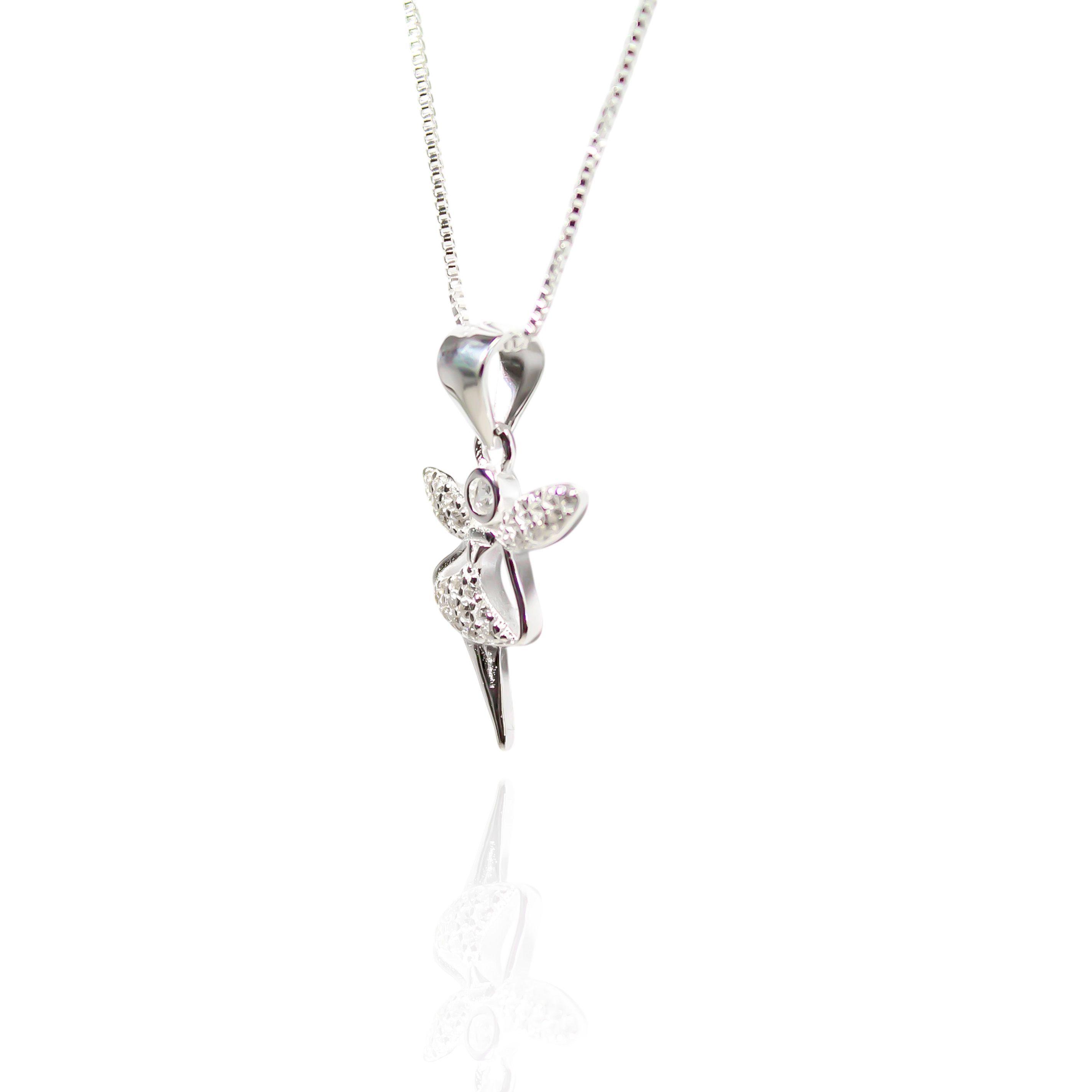 Collar Hada Circón Plata Fina 925-2