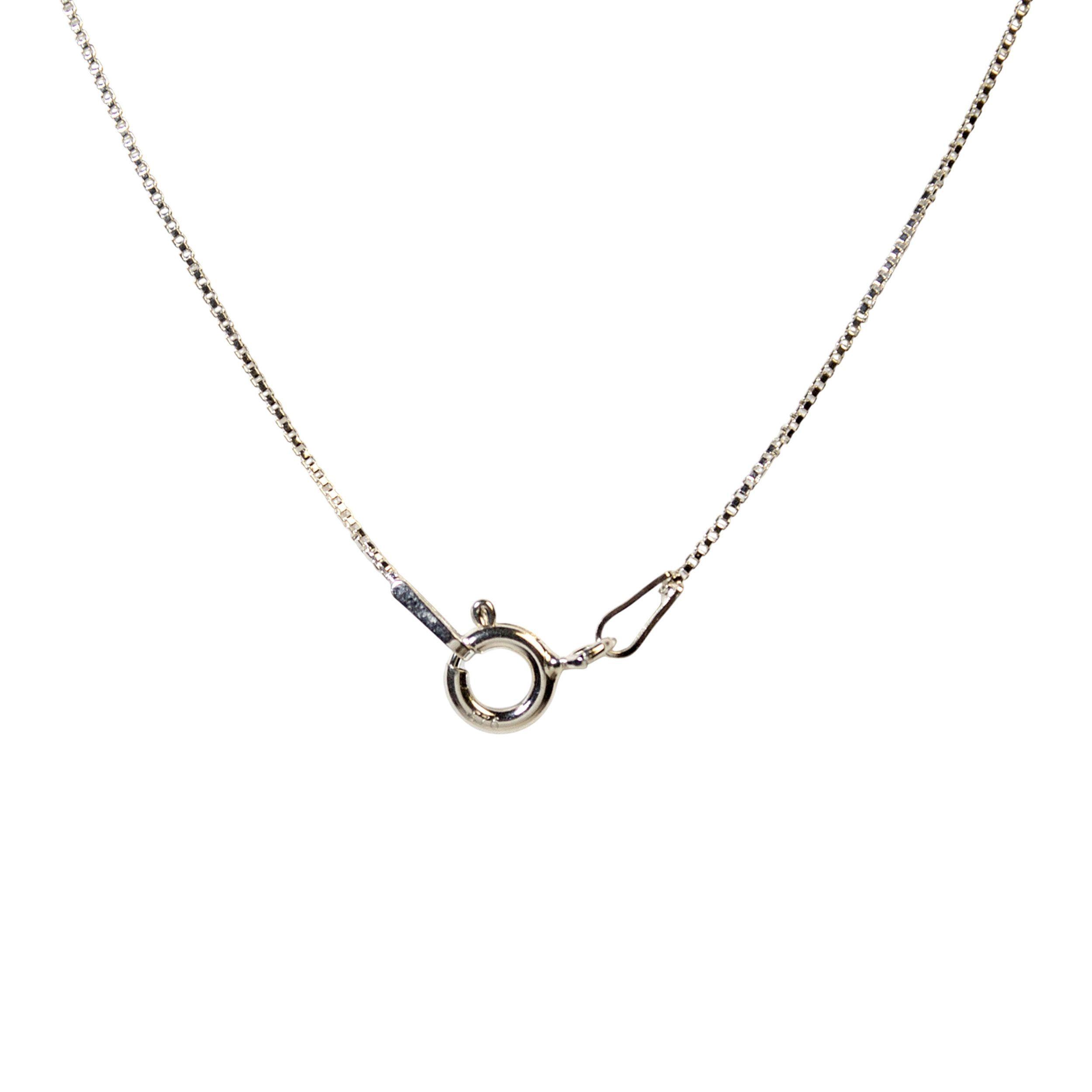 Collar Luna Invertida Isabel Plata Fina 925-2