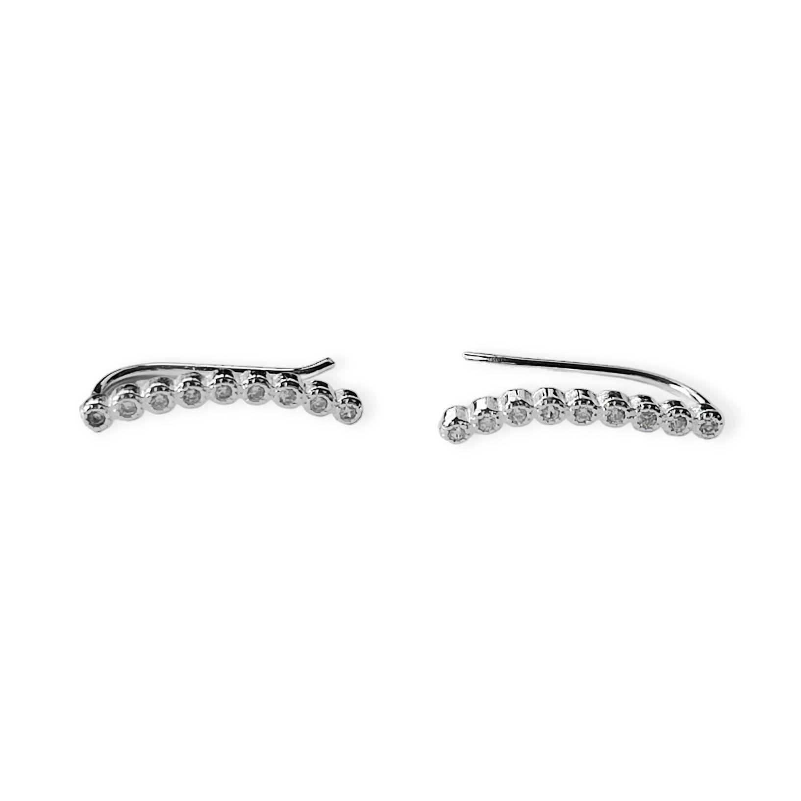 Aros Trepador Circones Mini Plata Fina 925-0