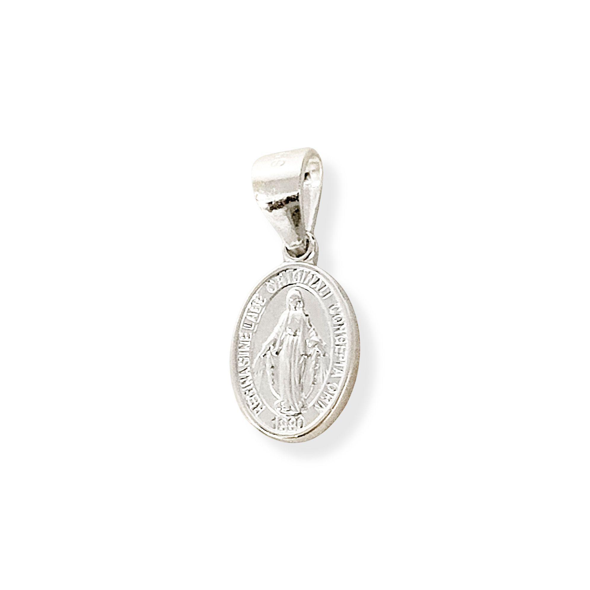 Colgante Virgen de los Rayos Plata Fina 925-2