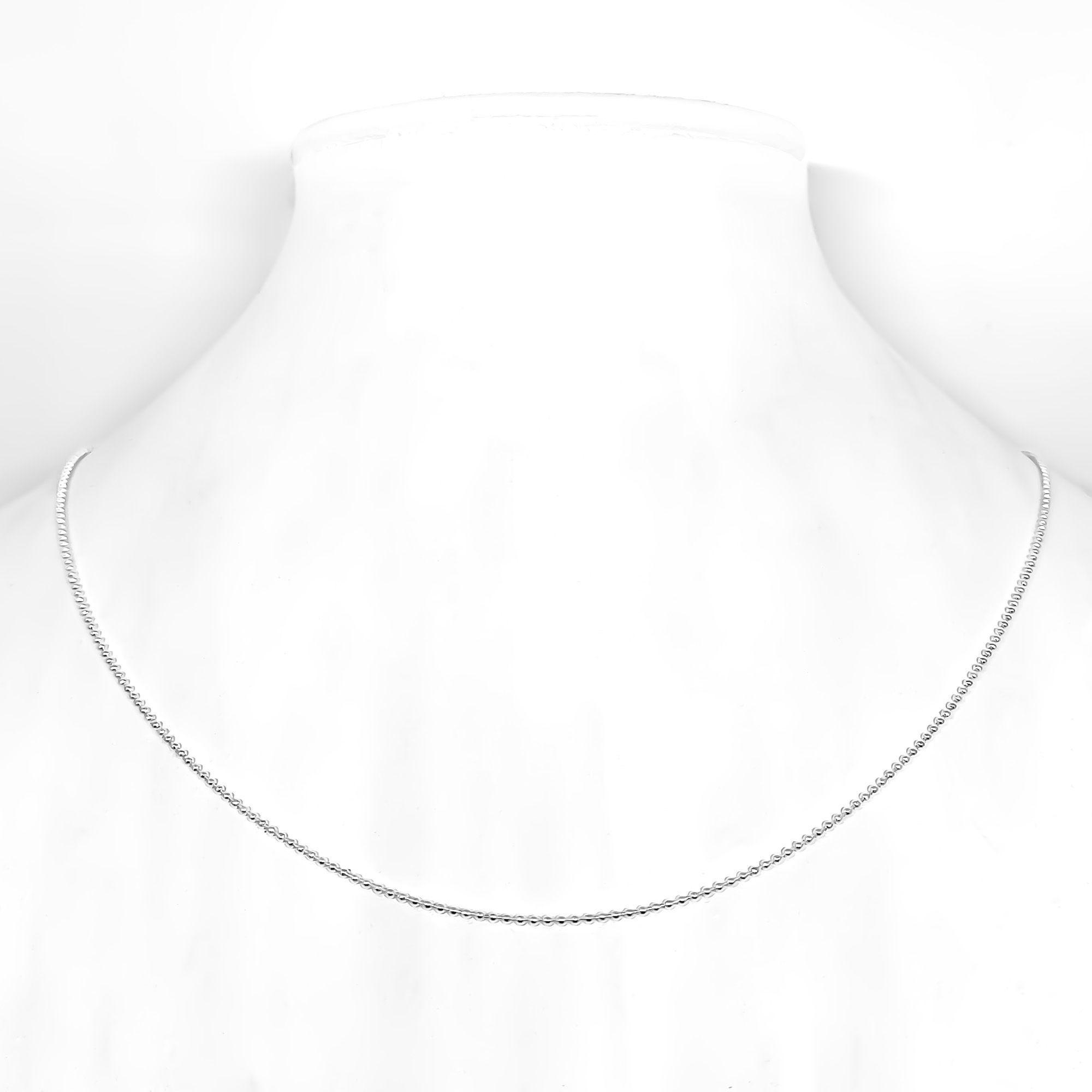Cadena Mini Bolas Plata Fina 925-0