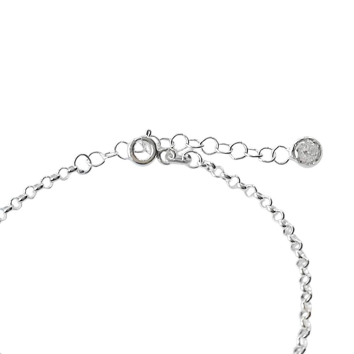 Pulsera 4 Ojos Turcos Plata Fina 925-2