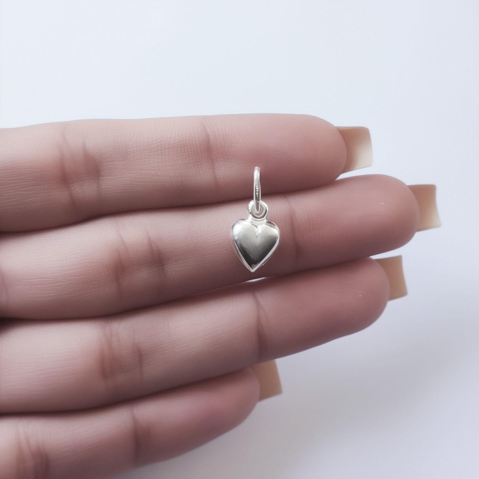 Colgante Pequeño Corazón Plata Fina 925-2