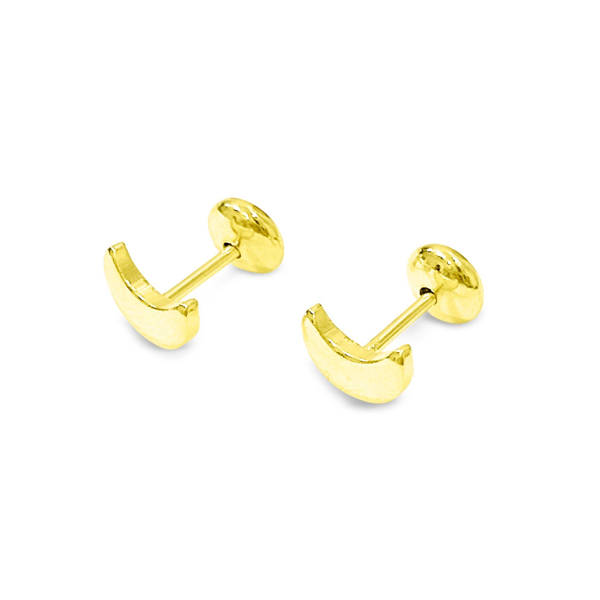 Aros Bebé Luna Enchapado Oro 18K-2
