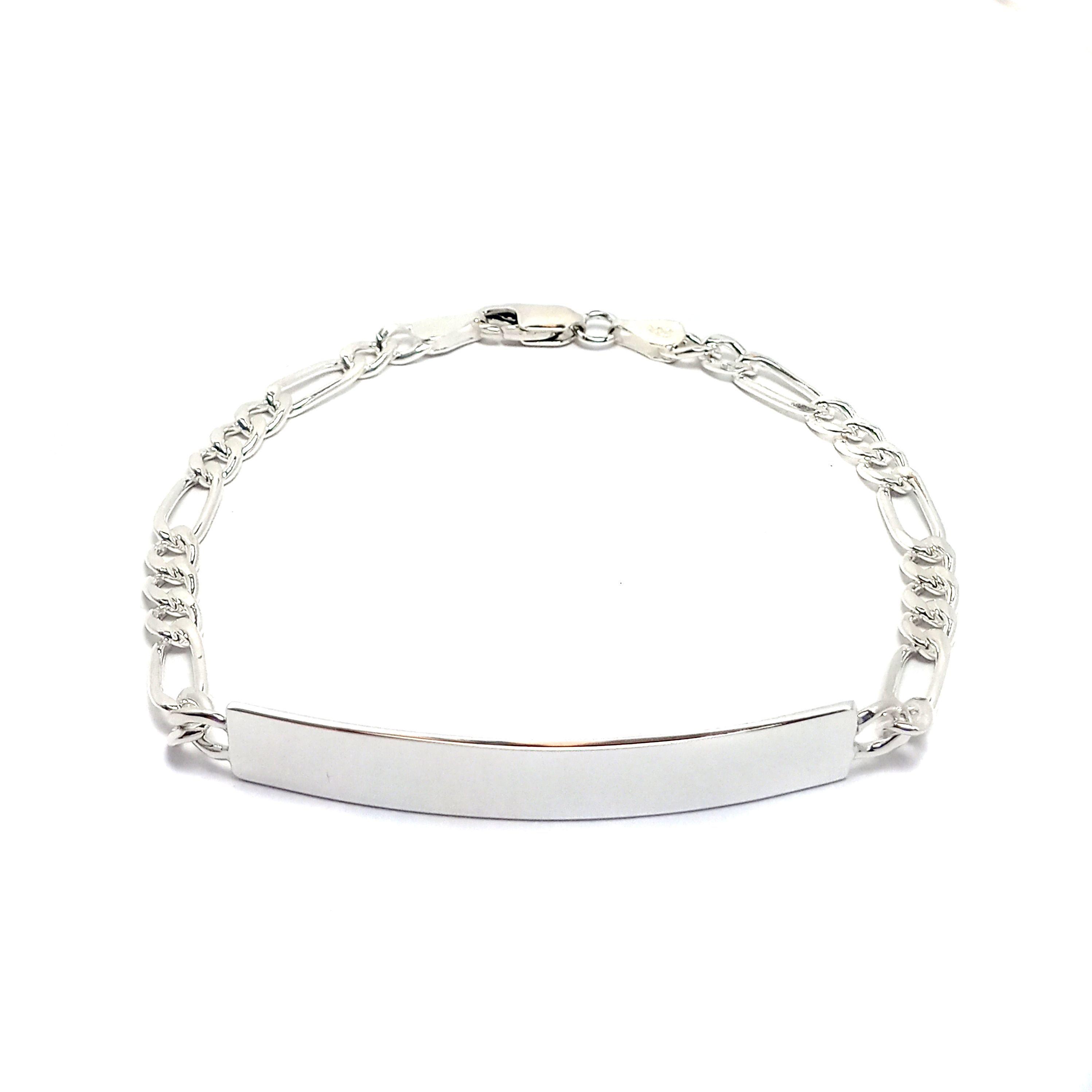 Pulsera Piocha Eslabón Grande Plata Fina 925-0