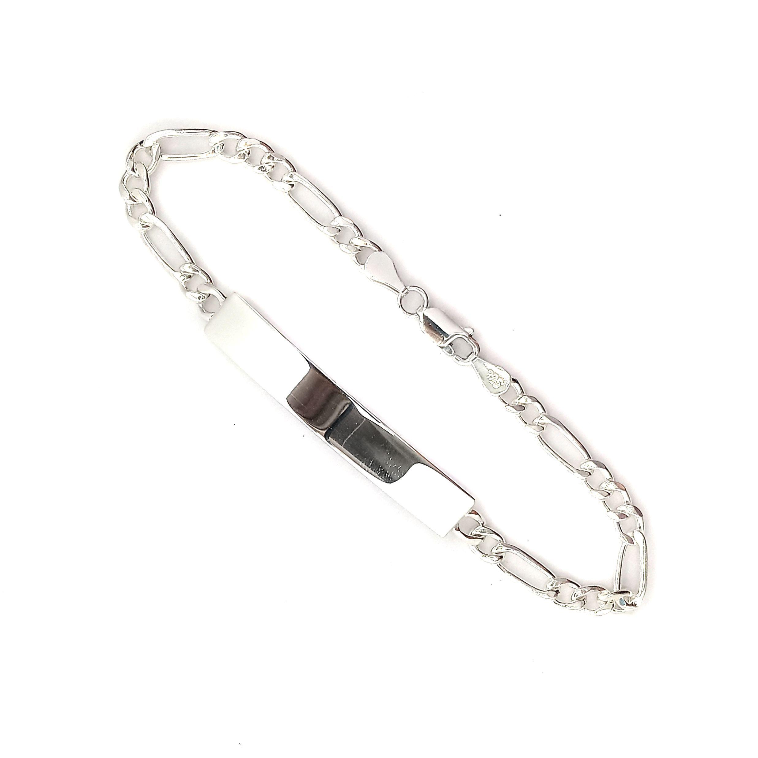 Pulsera Piocha Eslabón Grande Plata Fina 925-1