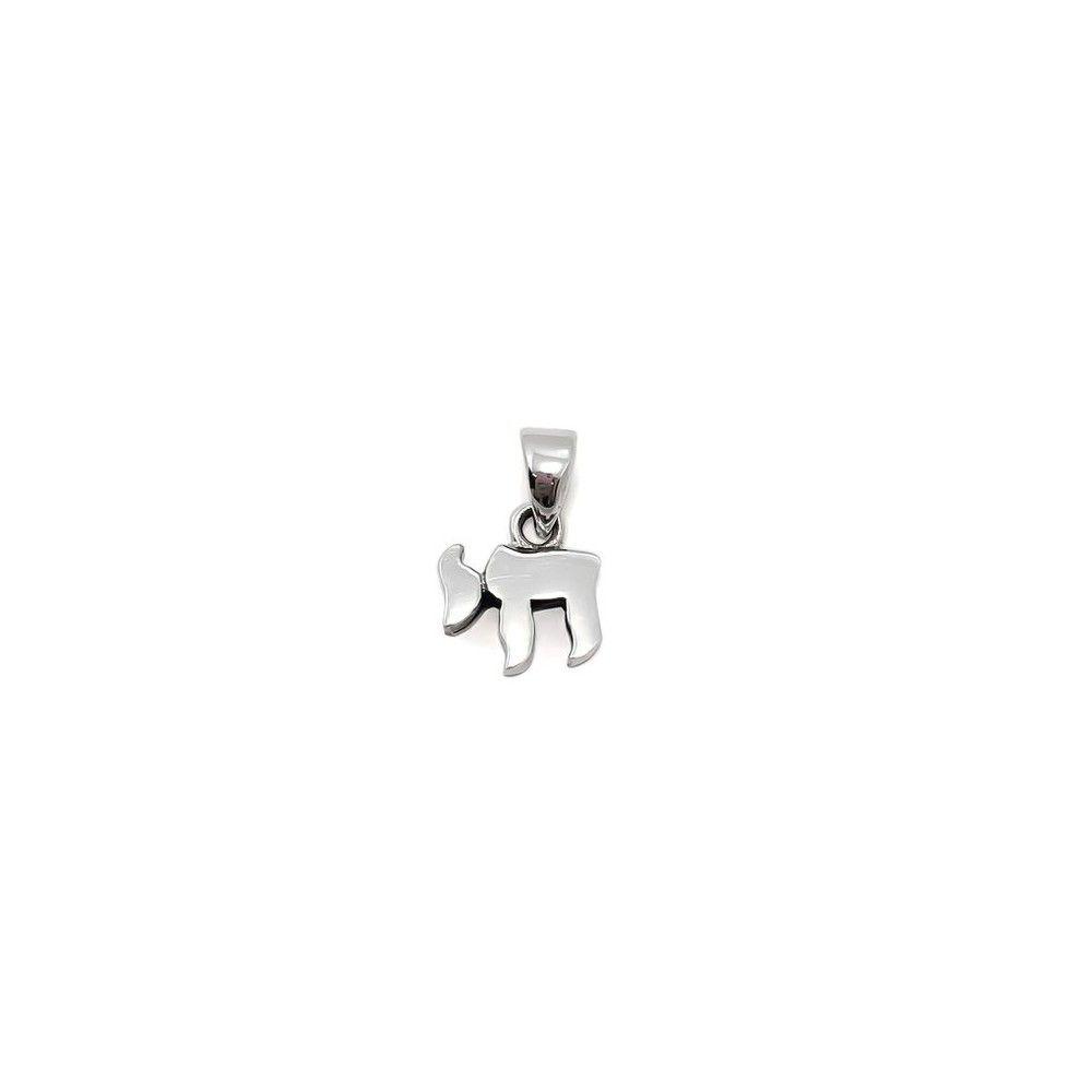 Colgante Jai Judío Plata Fina 925-0