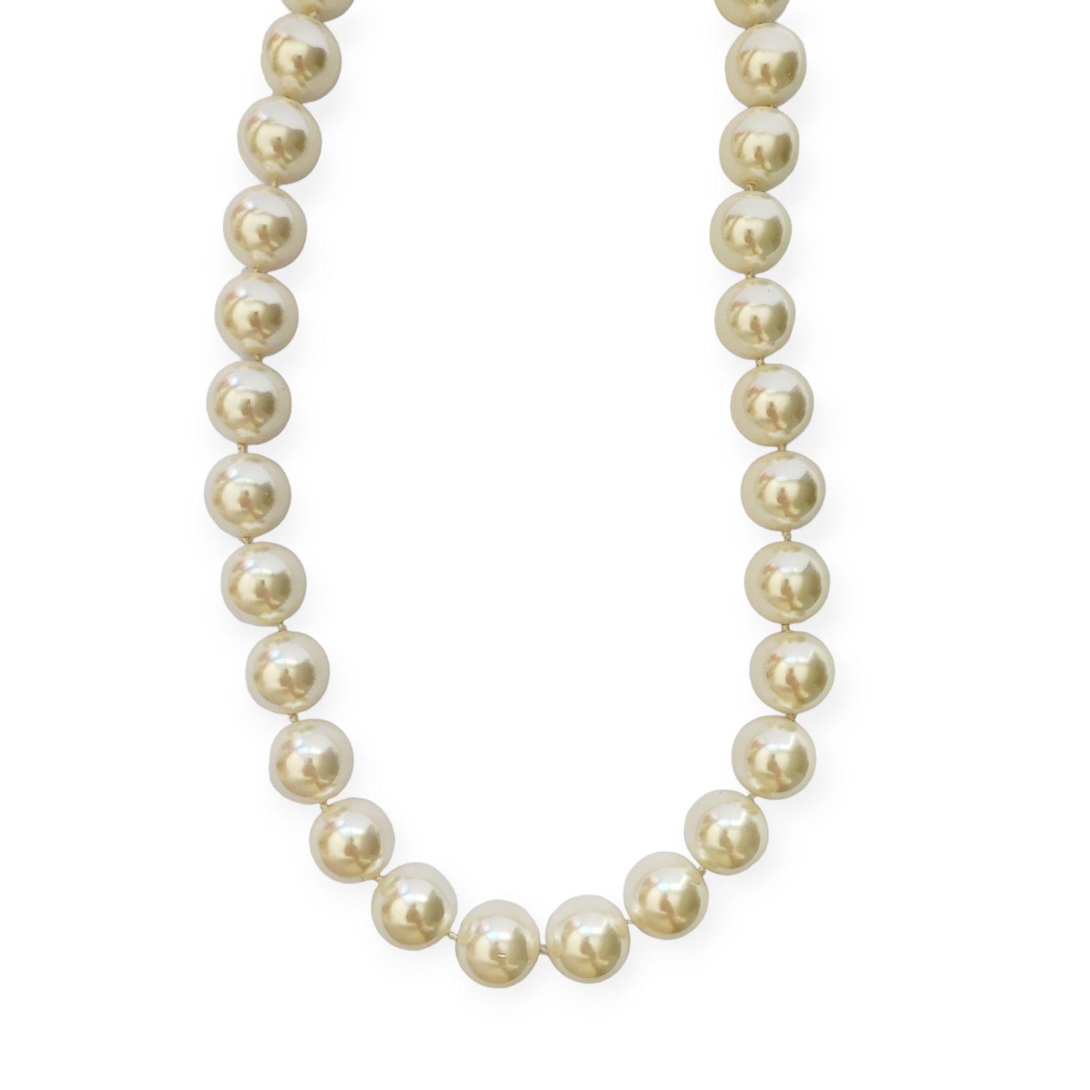 Collar Perlas 12mm Shellpearl Nácar Blanco-1