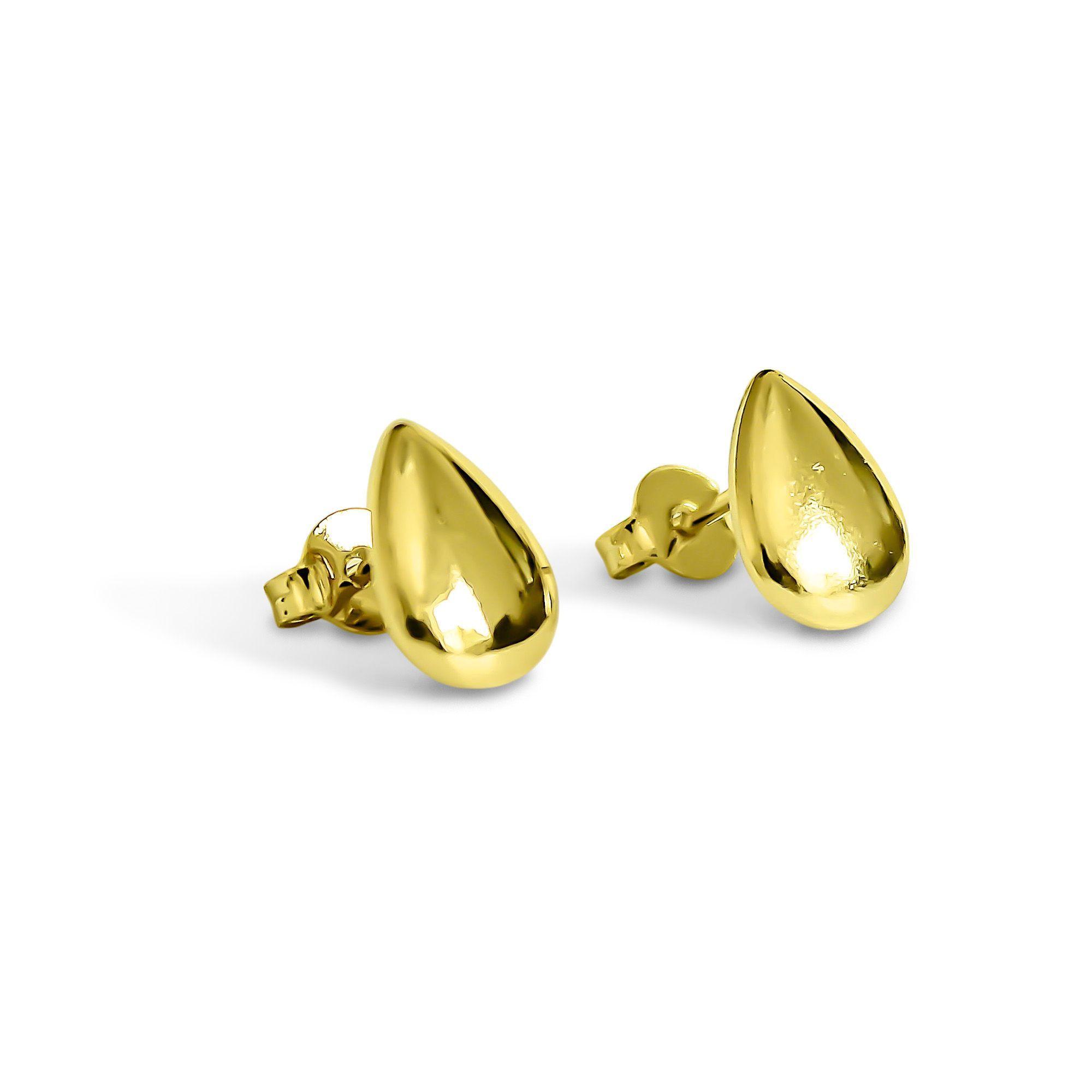 Aros Leo Gota Enchapado Oro 18K-2
